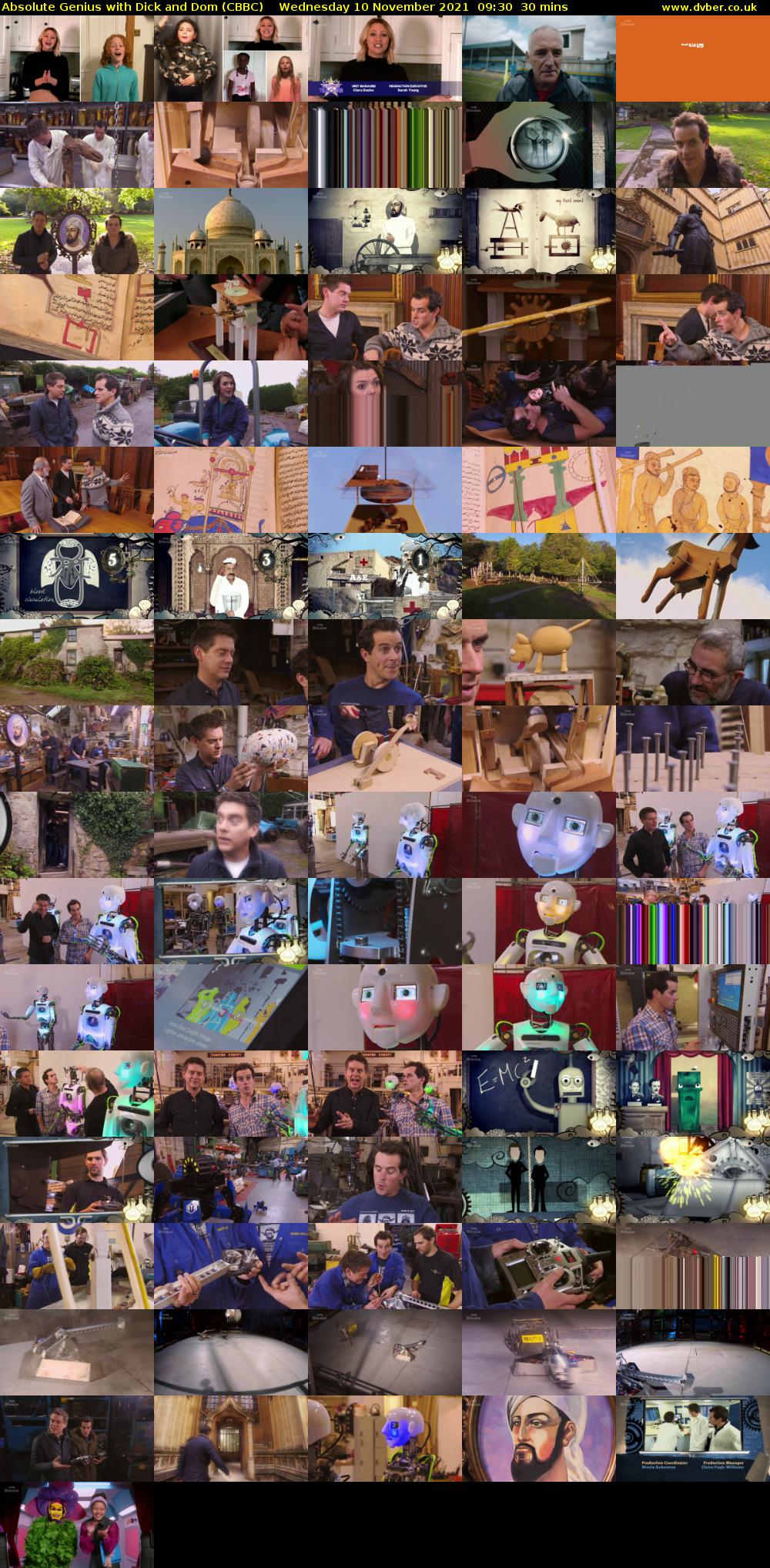 Absolute Genius with Dick and Dom (CBBC) Wednesday 10 November 2021 09:30 - 10:00