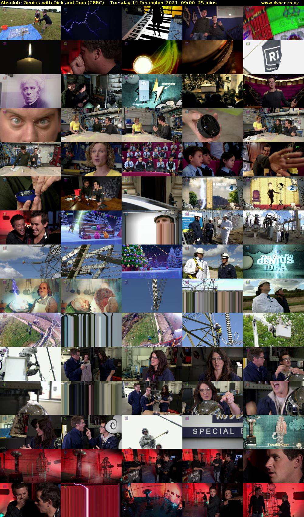 Absolute Genius with Dick and Dom (CBBC) Tuesday 14 December 2021 09:00 - 09:25
