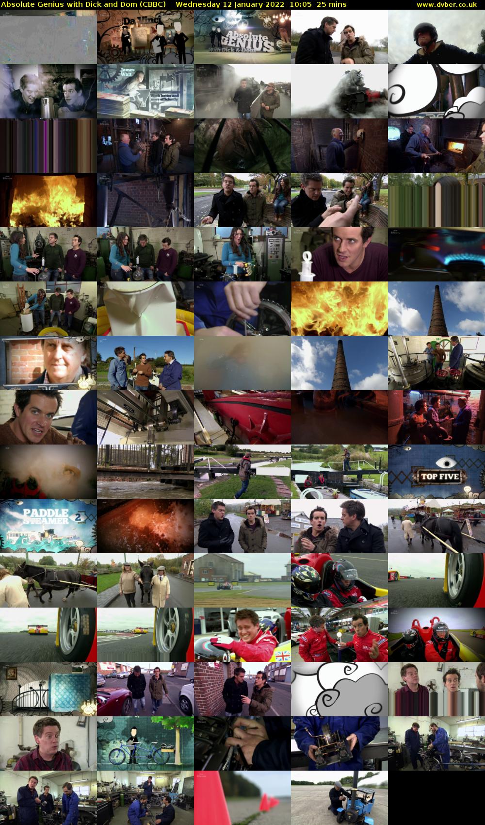 Absolute Genius with Dick and Dom (CBBC) Wednesday 12 January 2022 10:05 - 10:30
