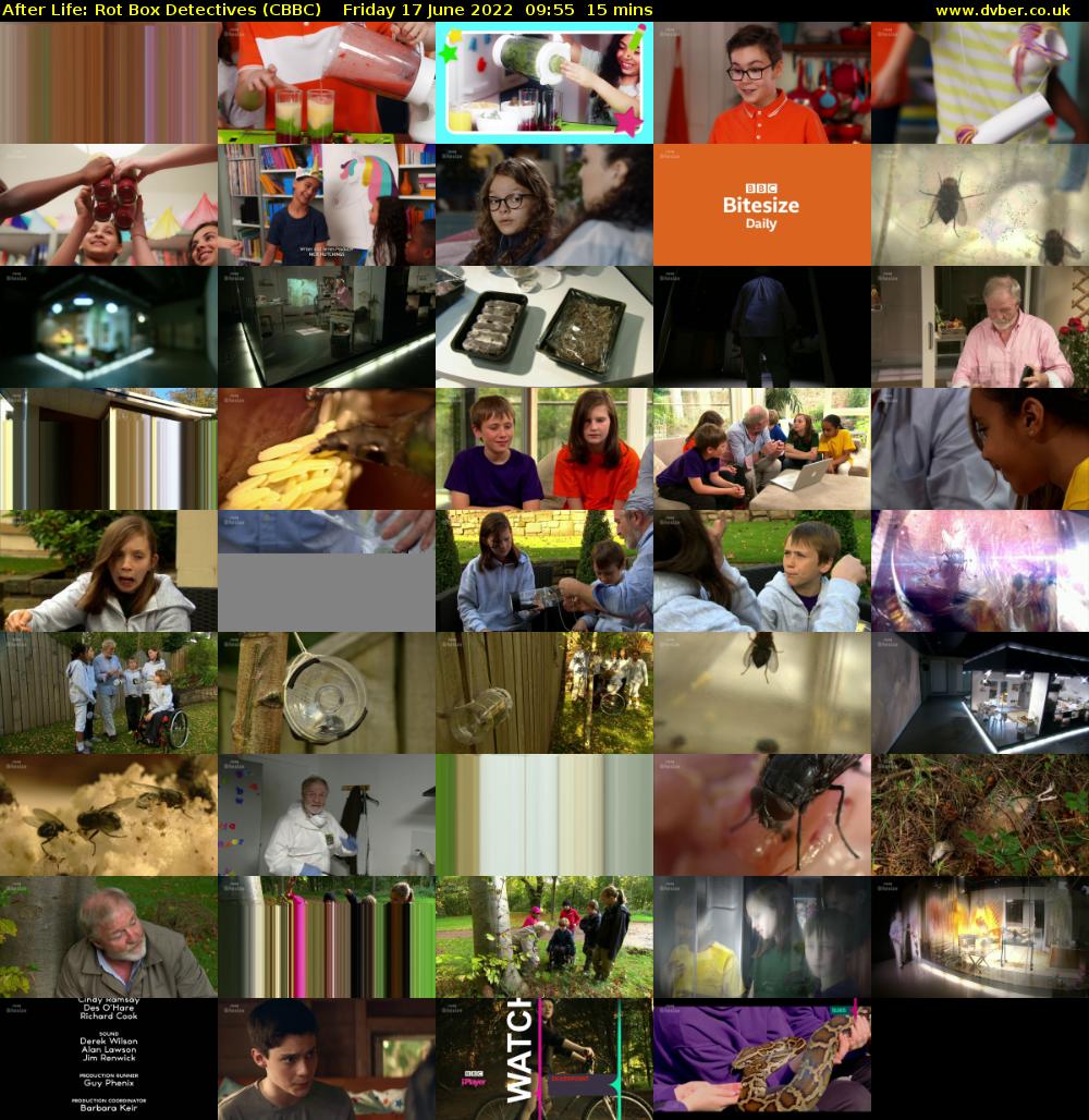After Life: Rot Box Detectives (CBBC) Friday 17 June 2022 09:55 - 10:10