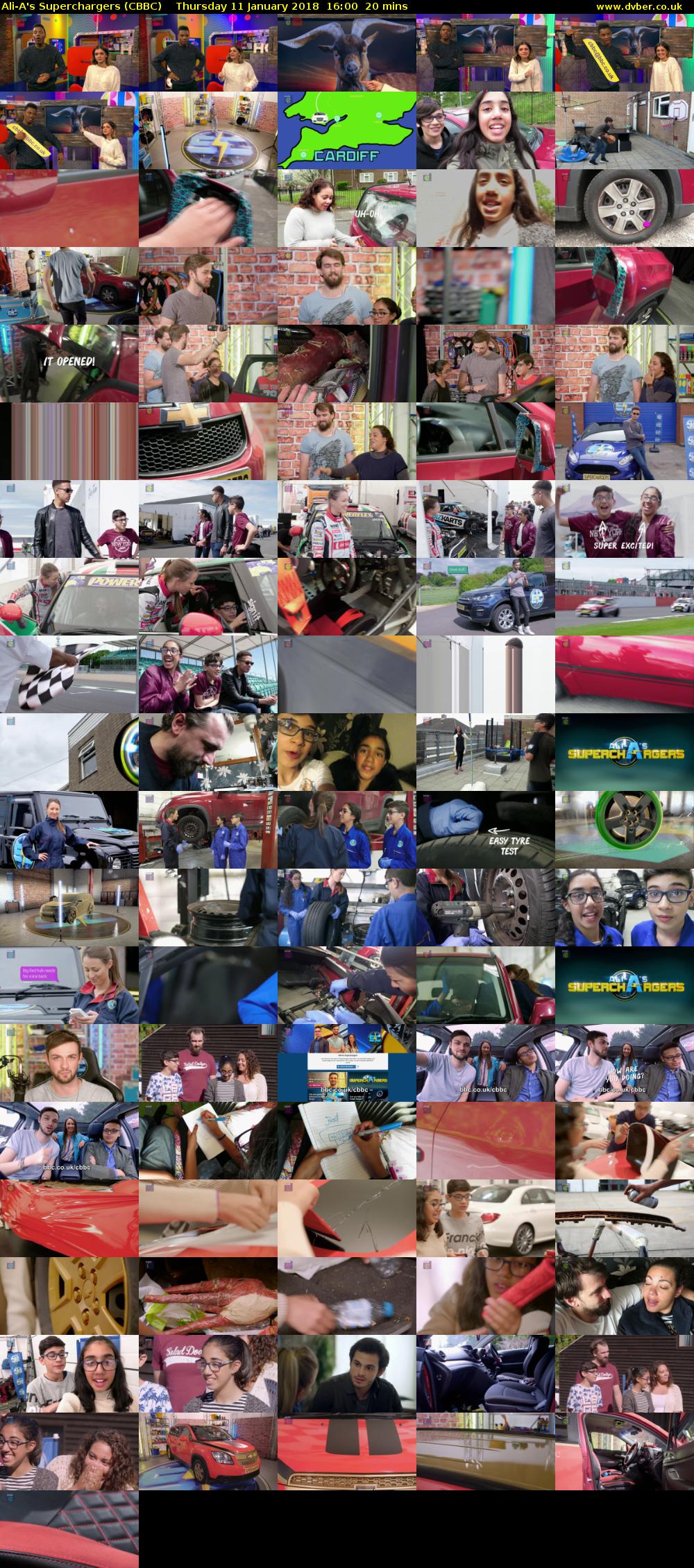 Ali-A's Superchargers (CBBC) Thursday 11 January 2018 16:00 - 16:20