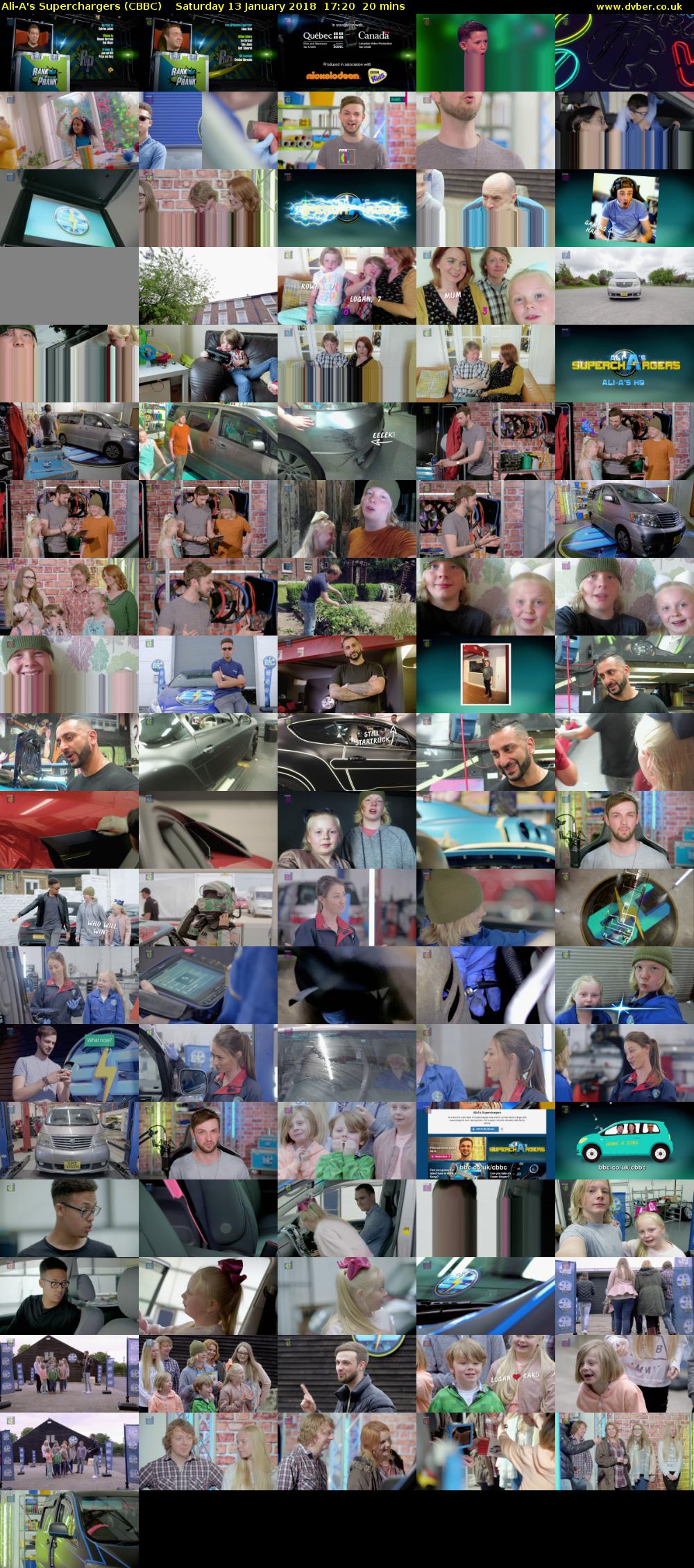 Ali-A's Superchargers (CBBC) Saturday 13 January 2018 17:20 - 17:40