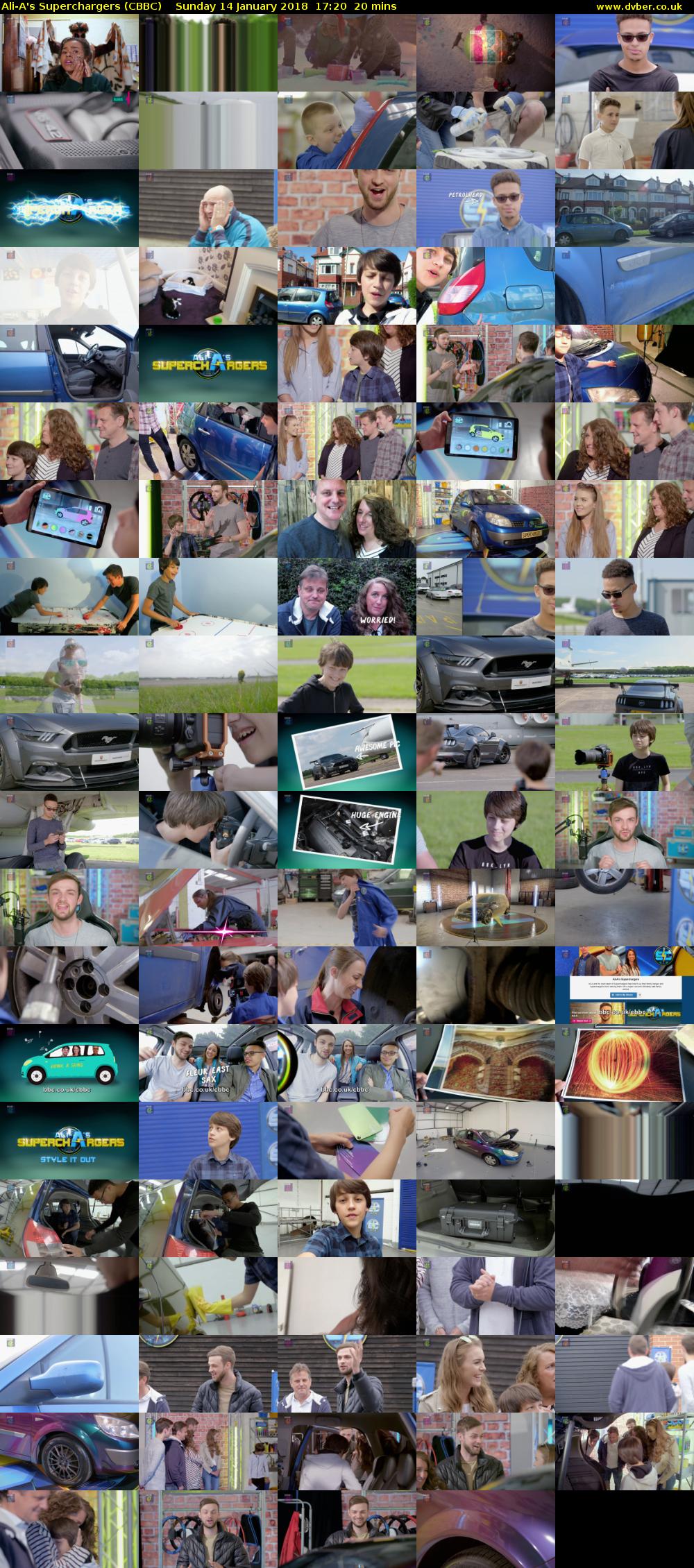 Ali-A's Superchargers (CBBC) Sunday 14 January 2018 17:20 - 17:40