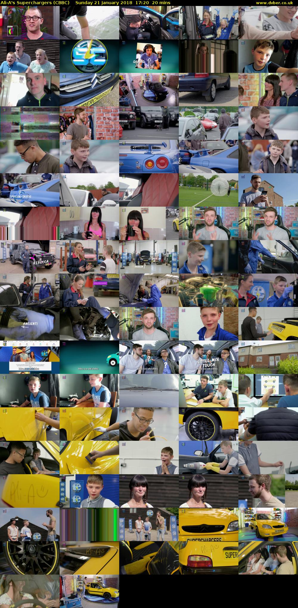 Ali-A's Superchargers (CBBC) Sunday 21 January 2018 17:20 - 17:40