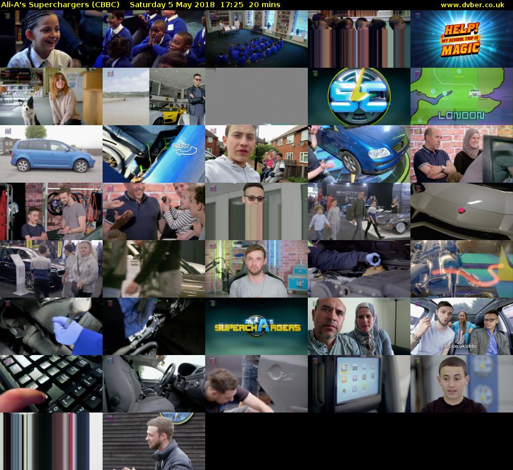 Ali-A's Superchargers (CBBC) Saturday 5 May 2018 17:25 - 17:45