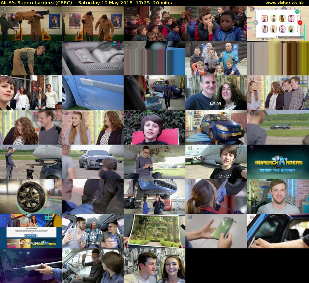 Ali-A's Superchargers (CBBC) Saturday 19 May 2018 17:25 - 17:45