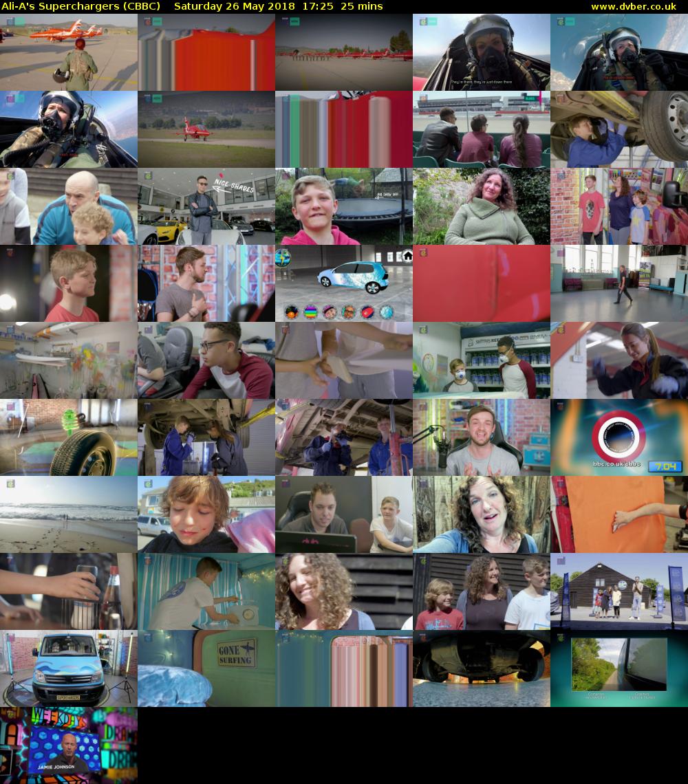 Ali-A's Superchargers (CBBC) Saturday 26 May 2018 17:25 - 17:50