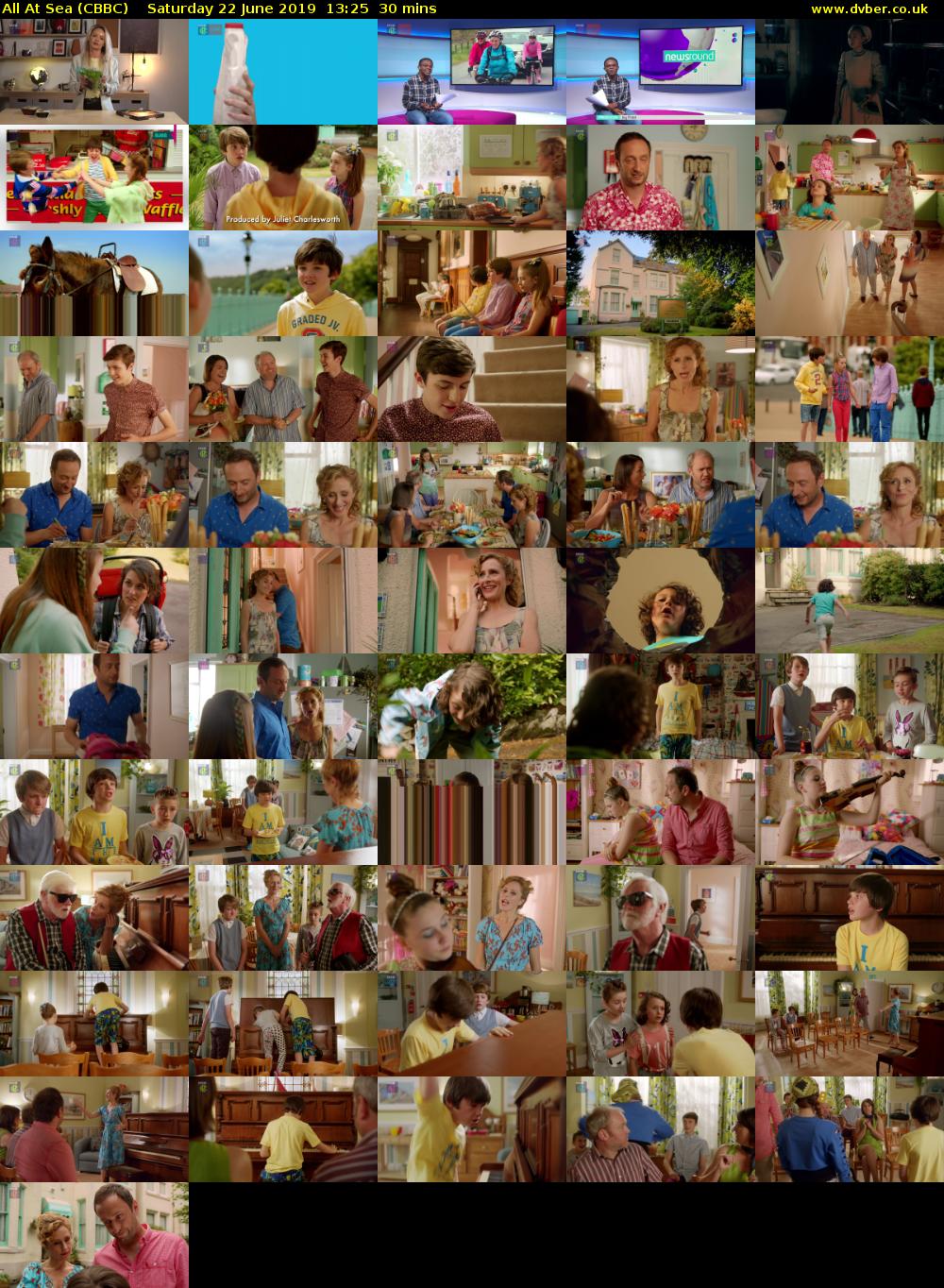 All At Sea (CBBC) Saturday 22 June 2019 13:25 - 13:55