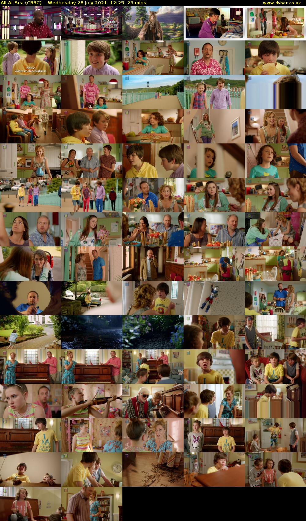 All At Sea (CBBC) Wednesday 28 July 2021 12:25 - 12:50