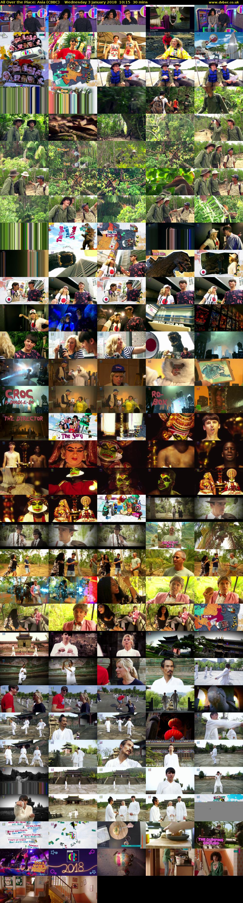 All Over the Place: Asia (CBBC) Wednesday 3 January 2018 10:15 - 10:45