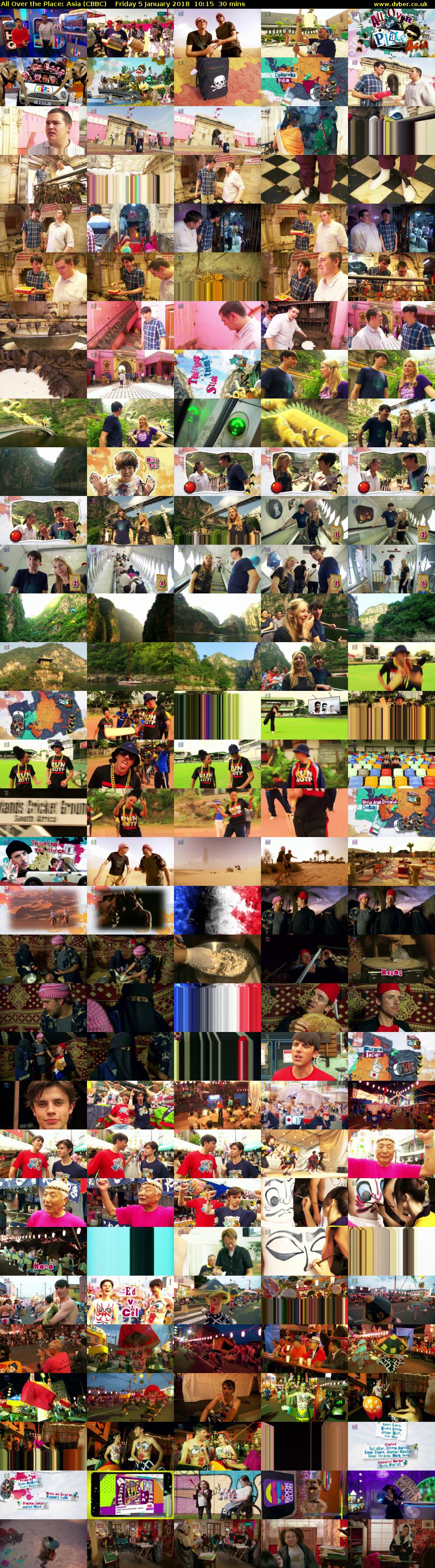 All Over the Place: Asia (CBBC) Friday 5 January 2018 10:15 - 10:45