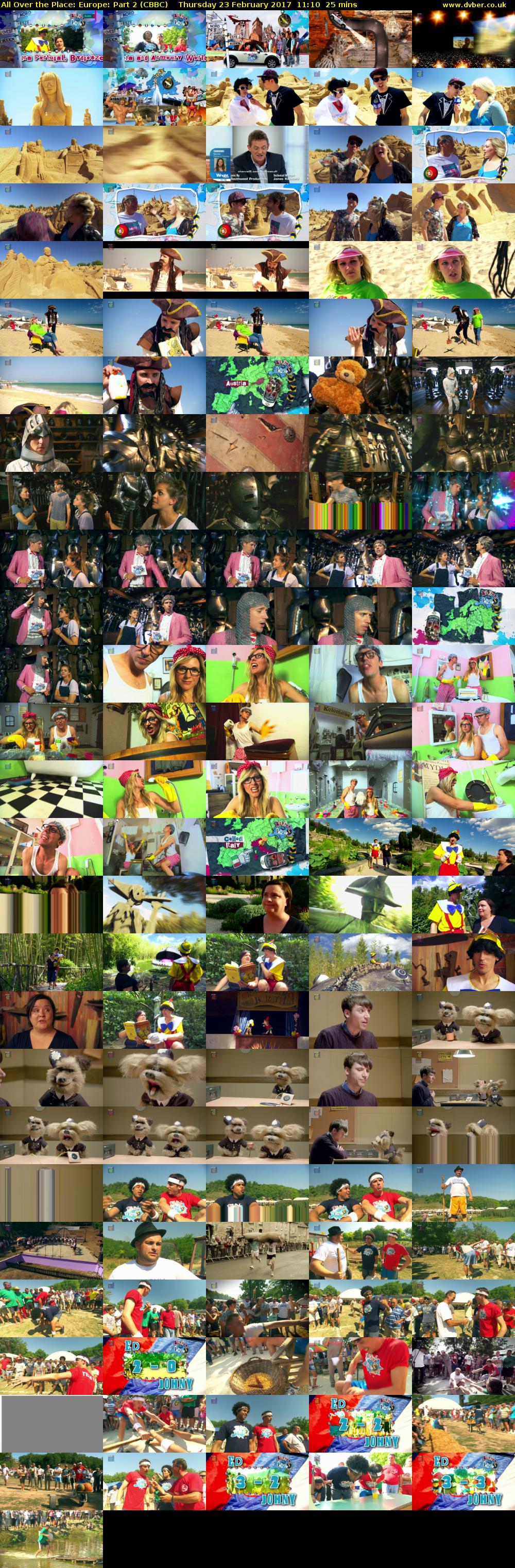 All Over the Place: Europe: Part 2 (CBBC) Thursday 23 February 2017 11:10 - 11:35