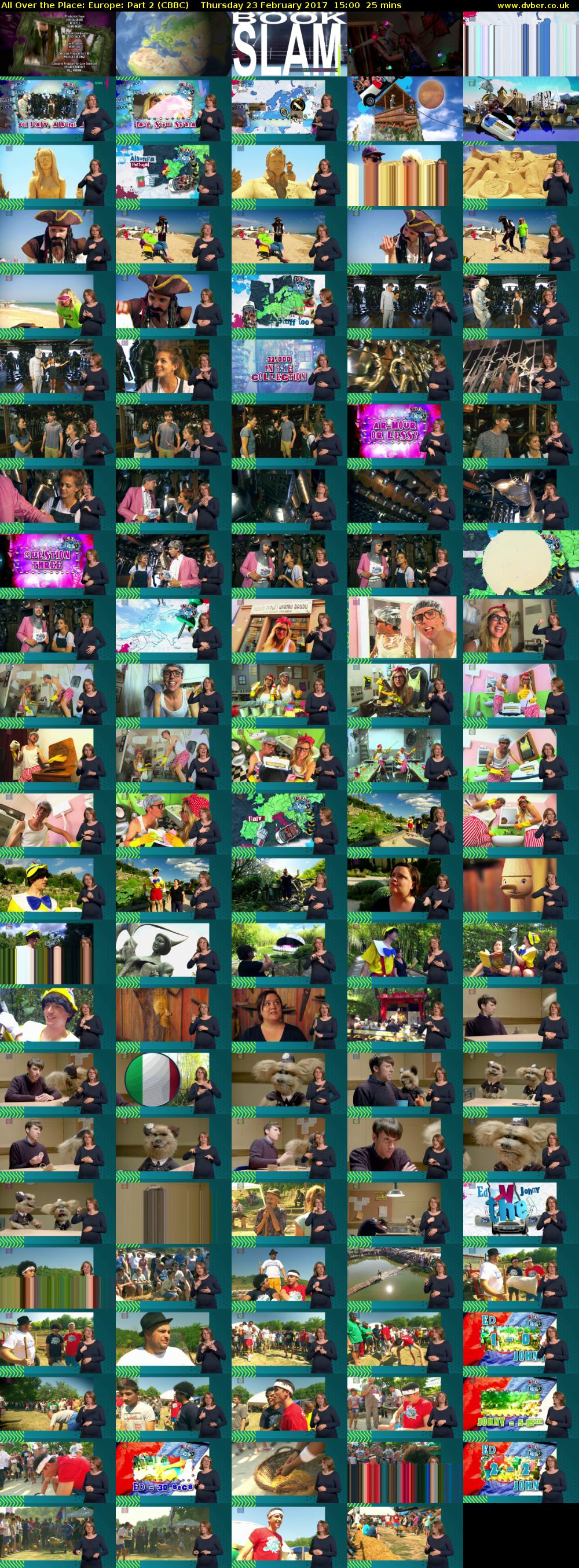 All Over the Place: Europe: Part 2 (CBBC) Thursday 23 February 2017 15:00 - 15:25