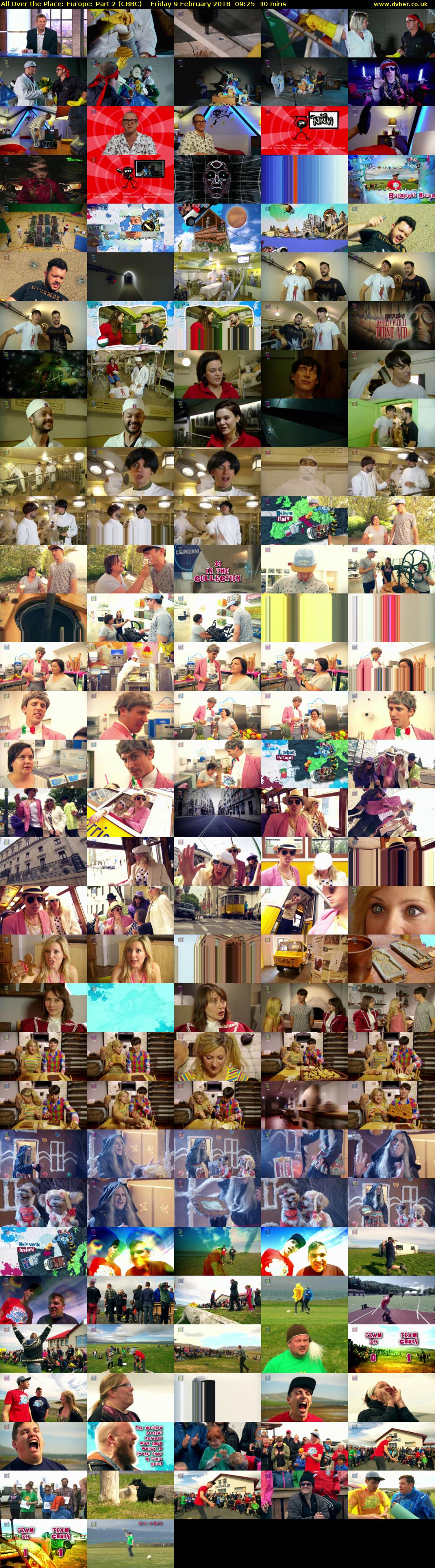 All Over the Place: Europe: Part 2 (CBBC) Friday 9 February 2018 09:25 - 09:55