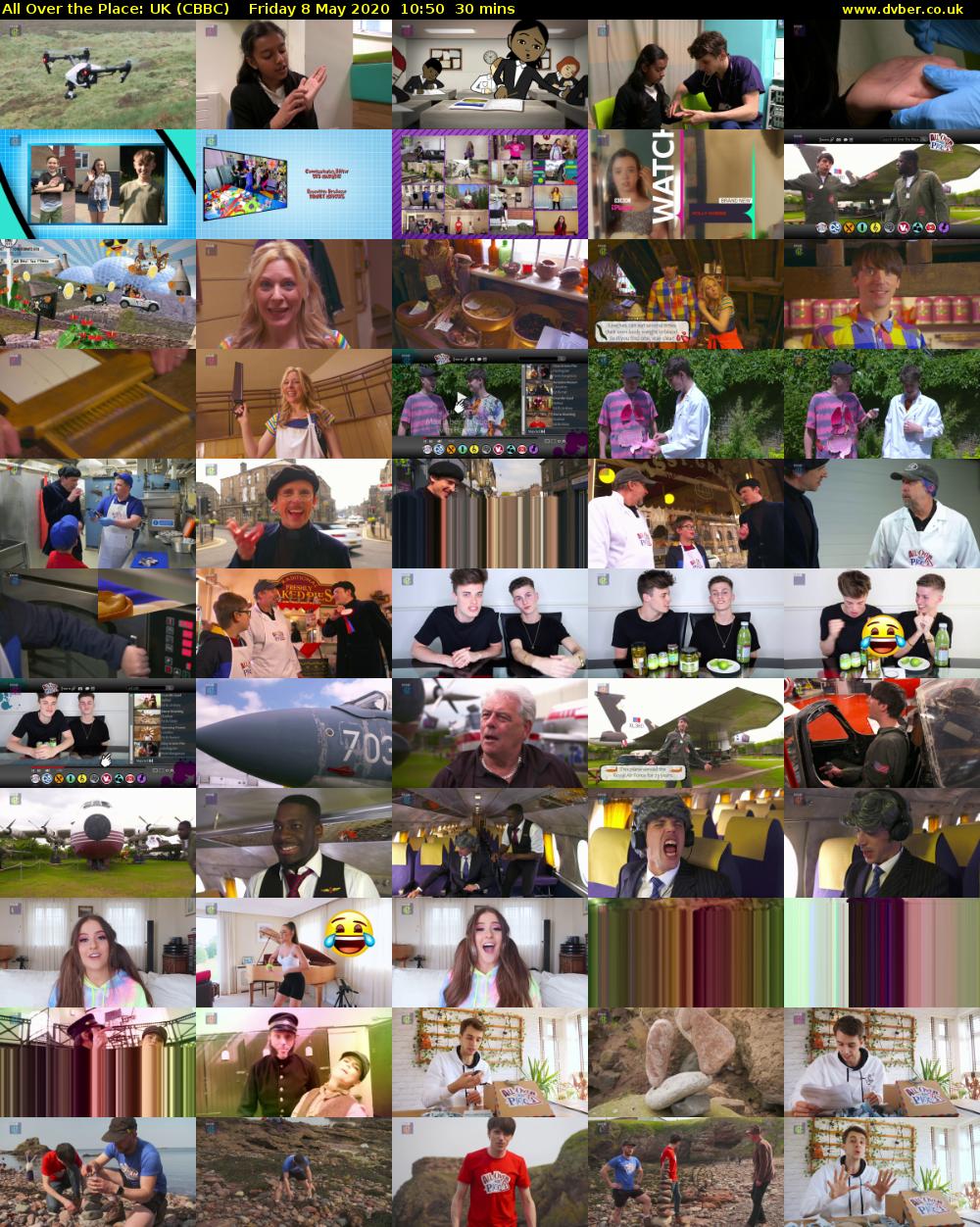 All Over the Place: UK (CBBC) Friday 8 May 2020 10:50 - 11:20