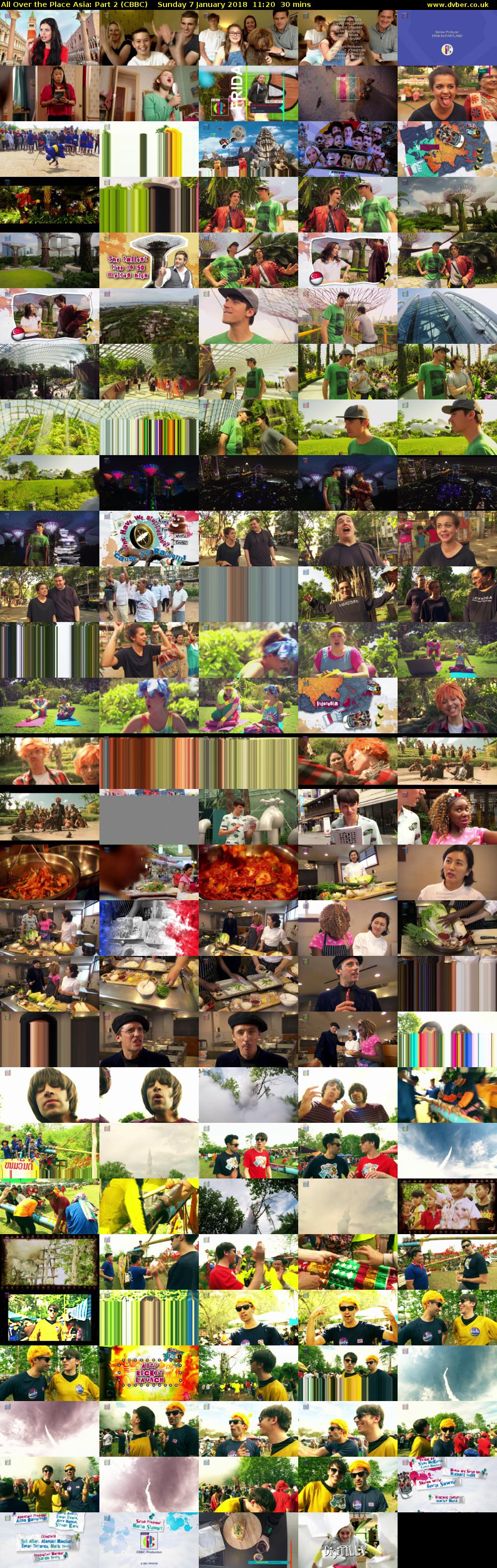 All Over the Place Asia: Part 2 (CBBC) Sunday 7 January 2018 11:20 - 11:50