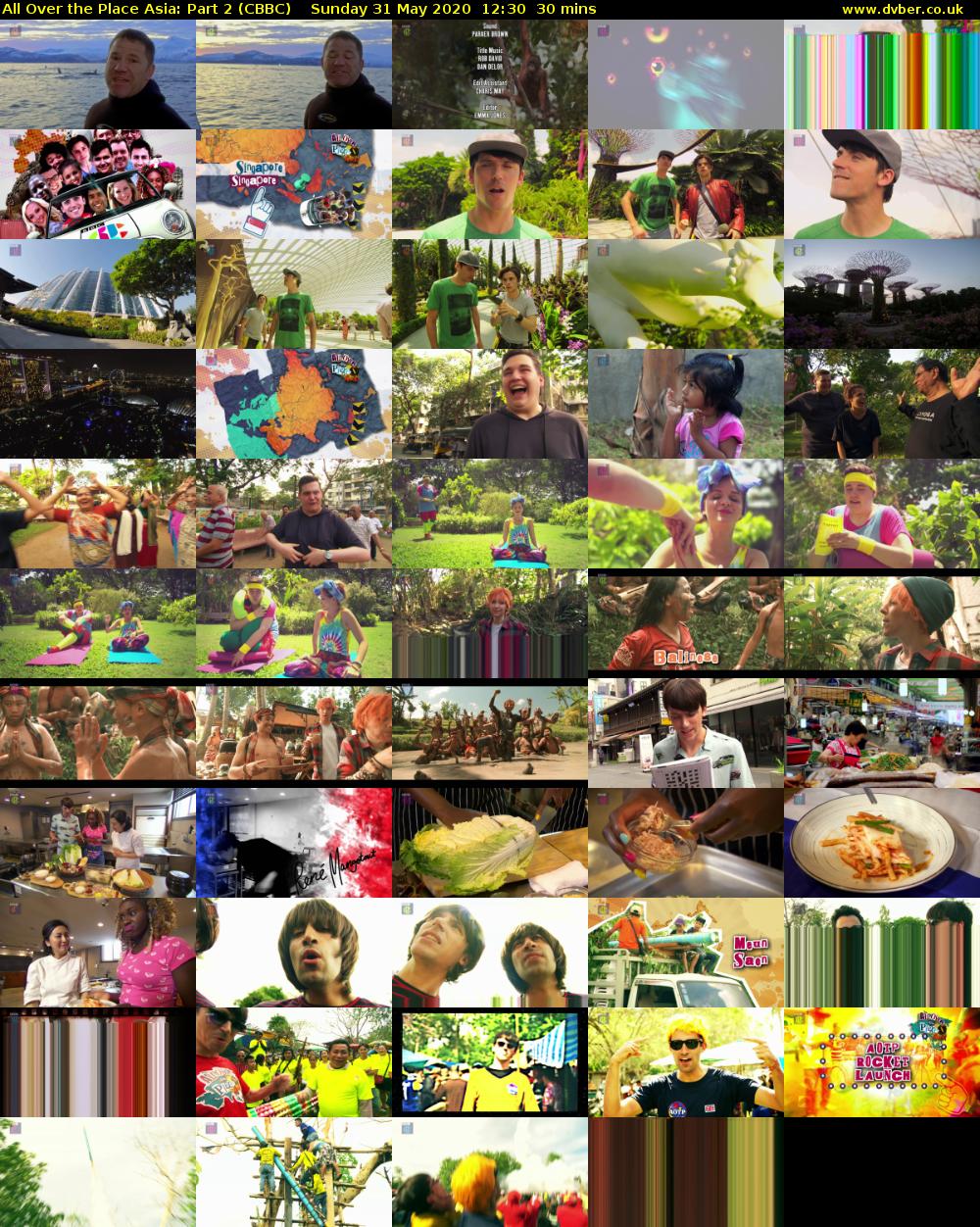 All Over the Place Asia: Part 2 (CBBC) Sunday 31 May 2020 12:30 - 13:00
