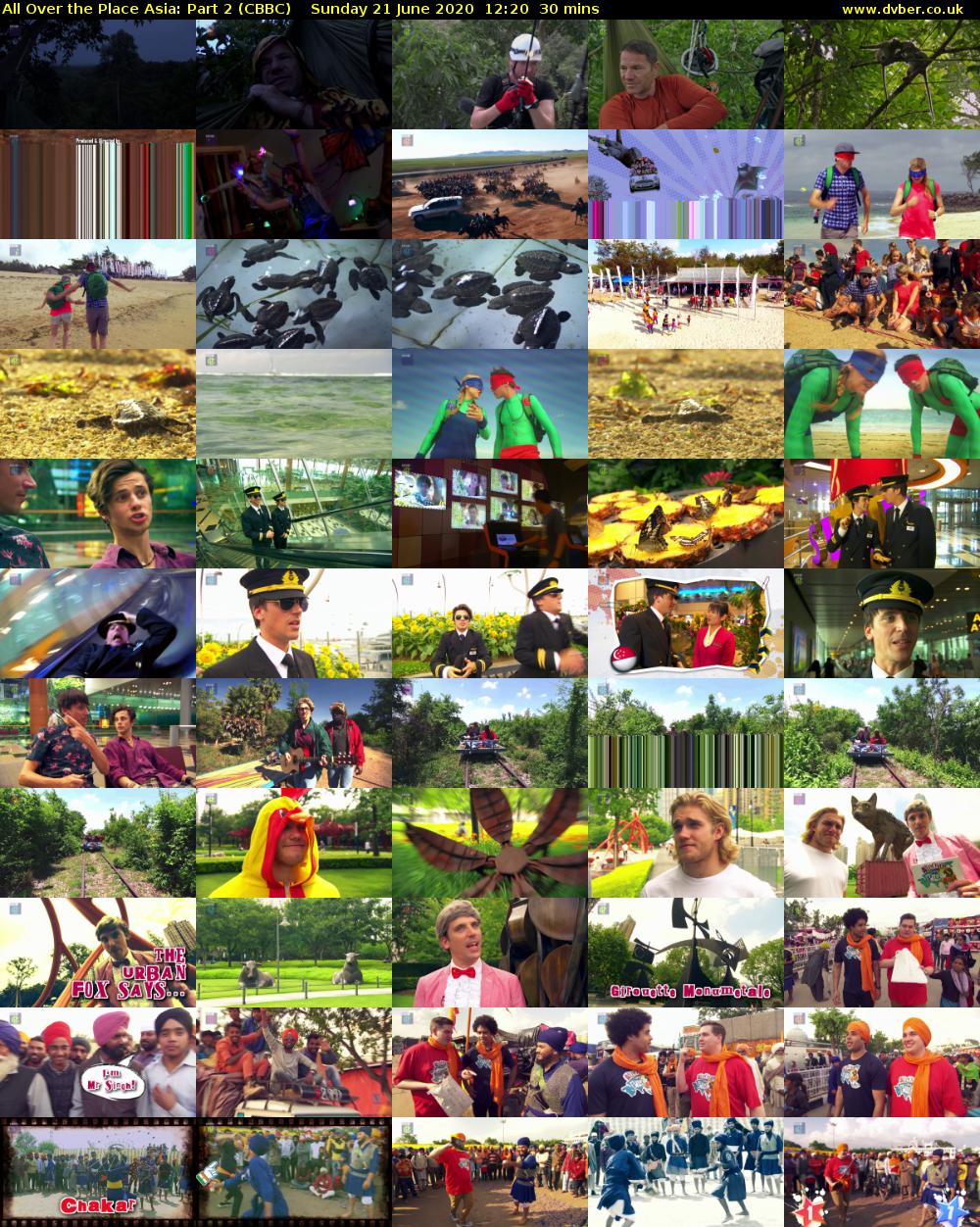 All Over the Place Asia: Part 2 (CBBC) Sunday 21 June 2020 12:20 - 12:50
