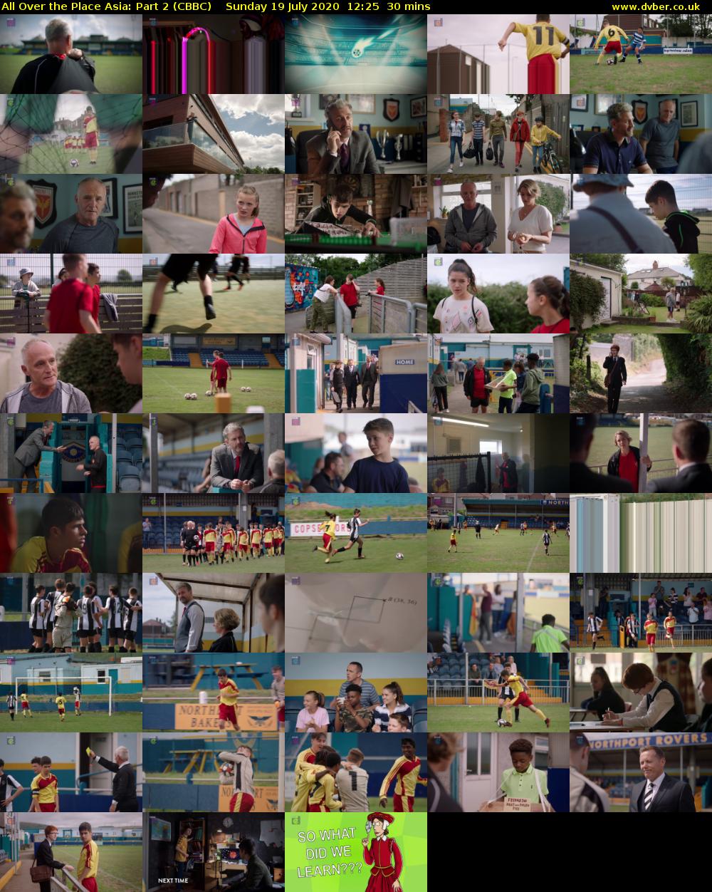 All Over the Place Asia: Part 2 (CBBC) Sunday 19 July 2020 12:25 - 12:55