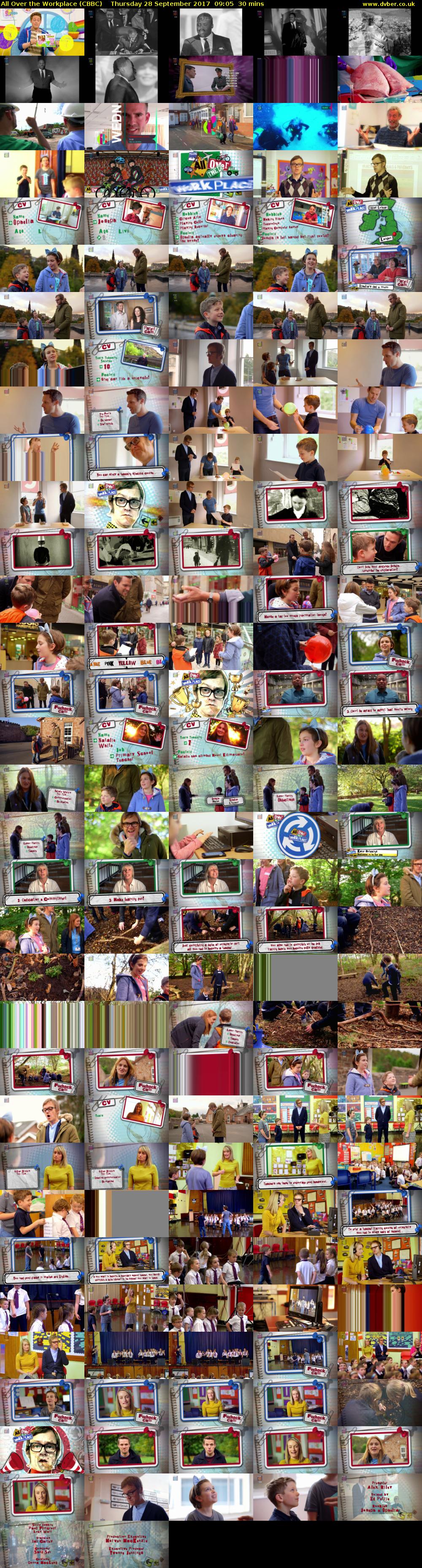 All Over the Workplace (CBBC) Thursday 28 September 2017 09:05 - 09:35