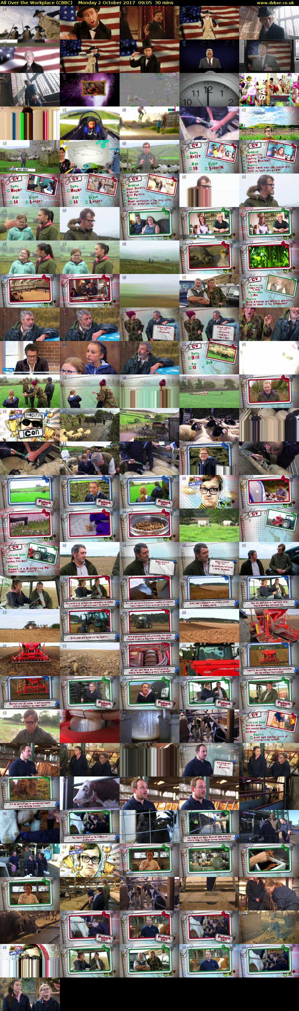 All Over the Workplace (CBBC) Monday 2 October 2017 09:05 - 09:35