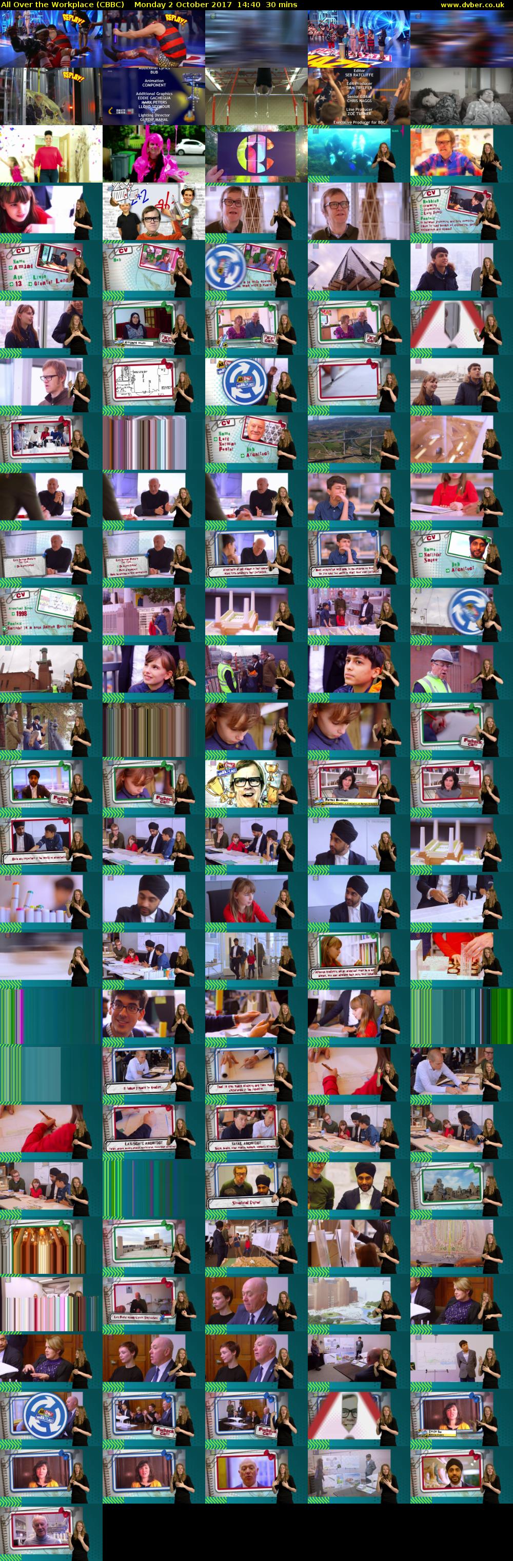 All Over the Workplace (CBBC) Monday 2 October 2017 14:40 - 15:10