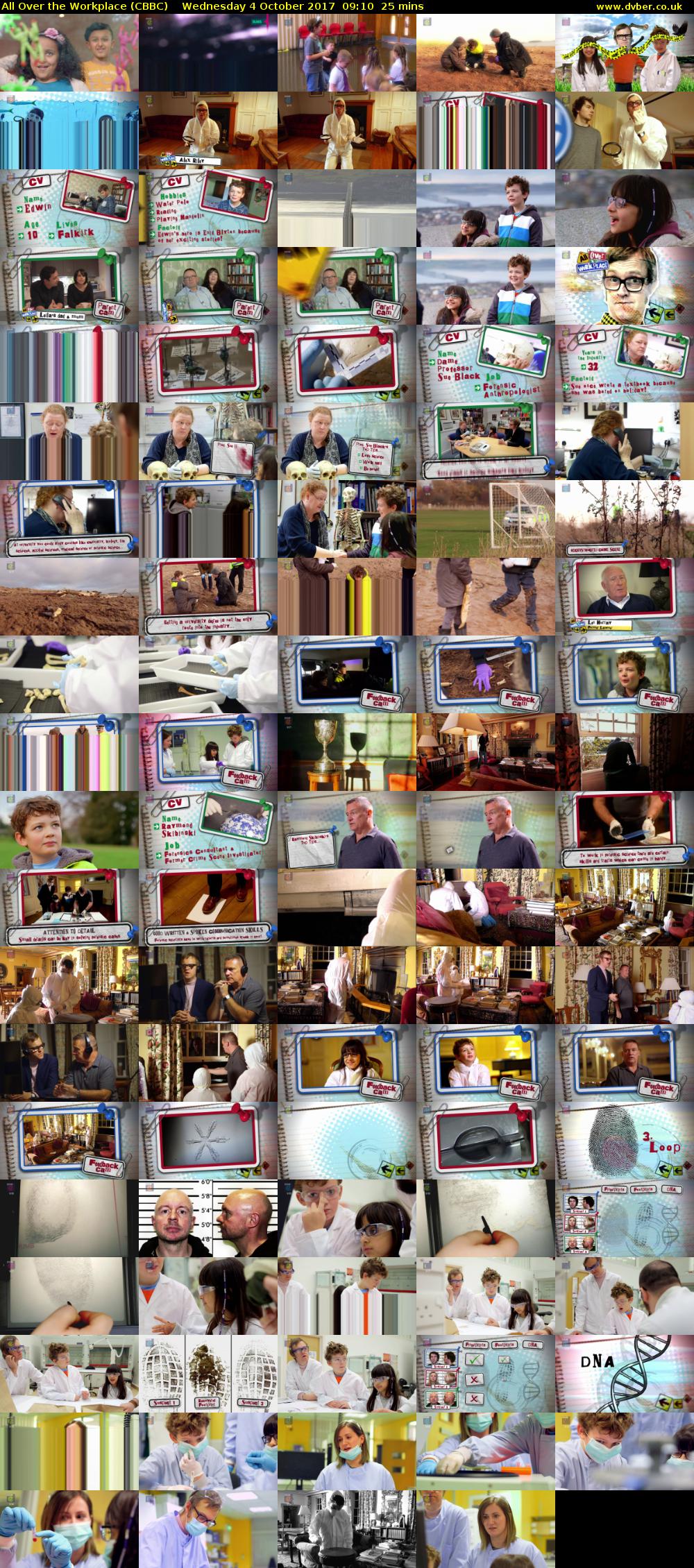 All Over the Workplace (CBBC) Wednesday 4 October 2017 09:10 - 09:35