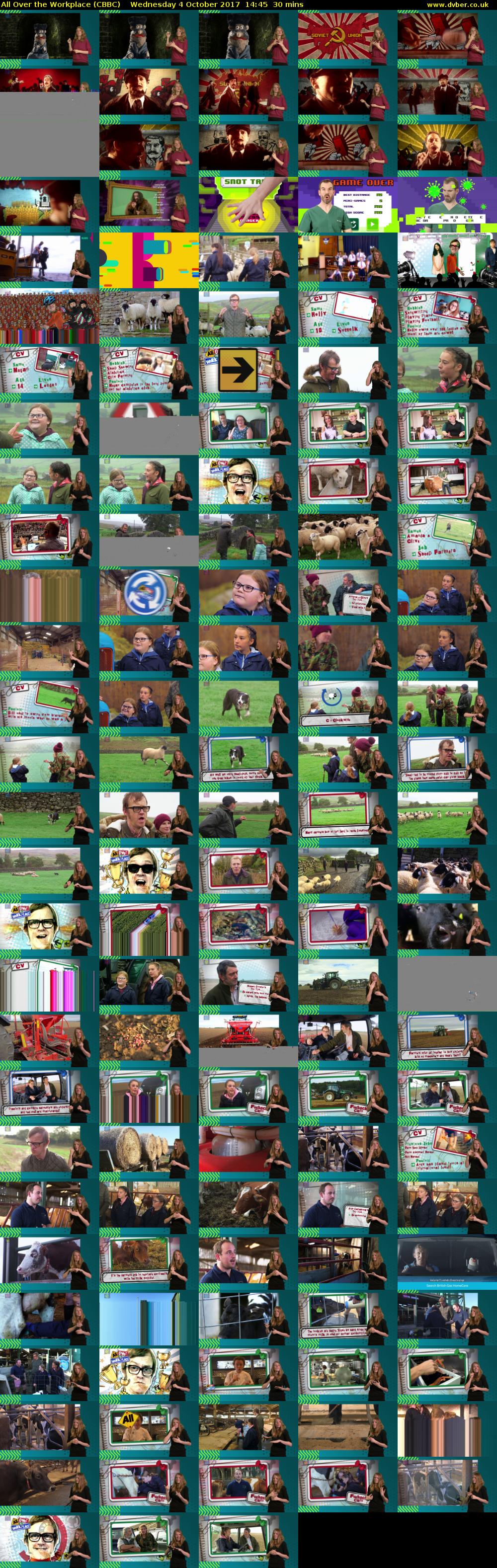 All Over the Workplace (CBBC) Wednesday 4 October 2017 14:45 - 15:15