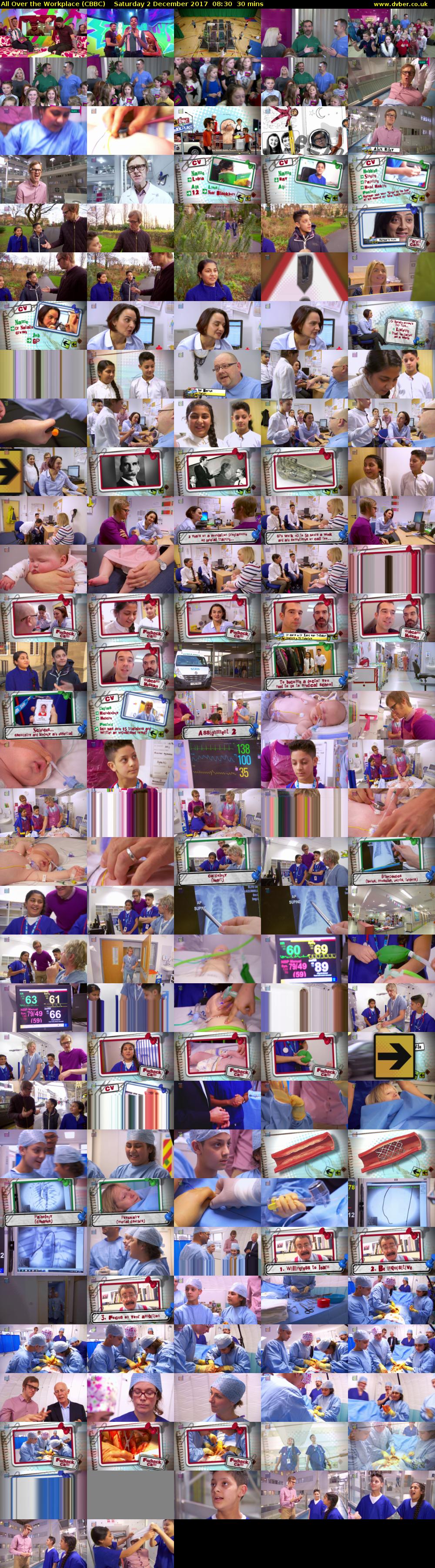 All Over the Workplace (CBBC) Saturday 2 December 2017 08:30 - 09:00