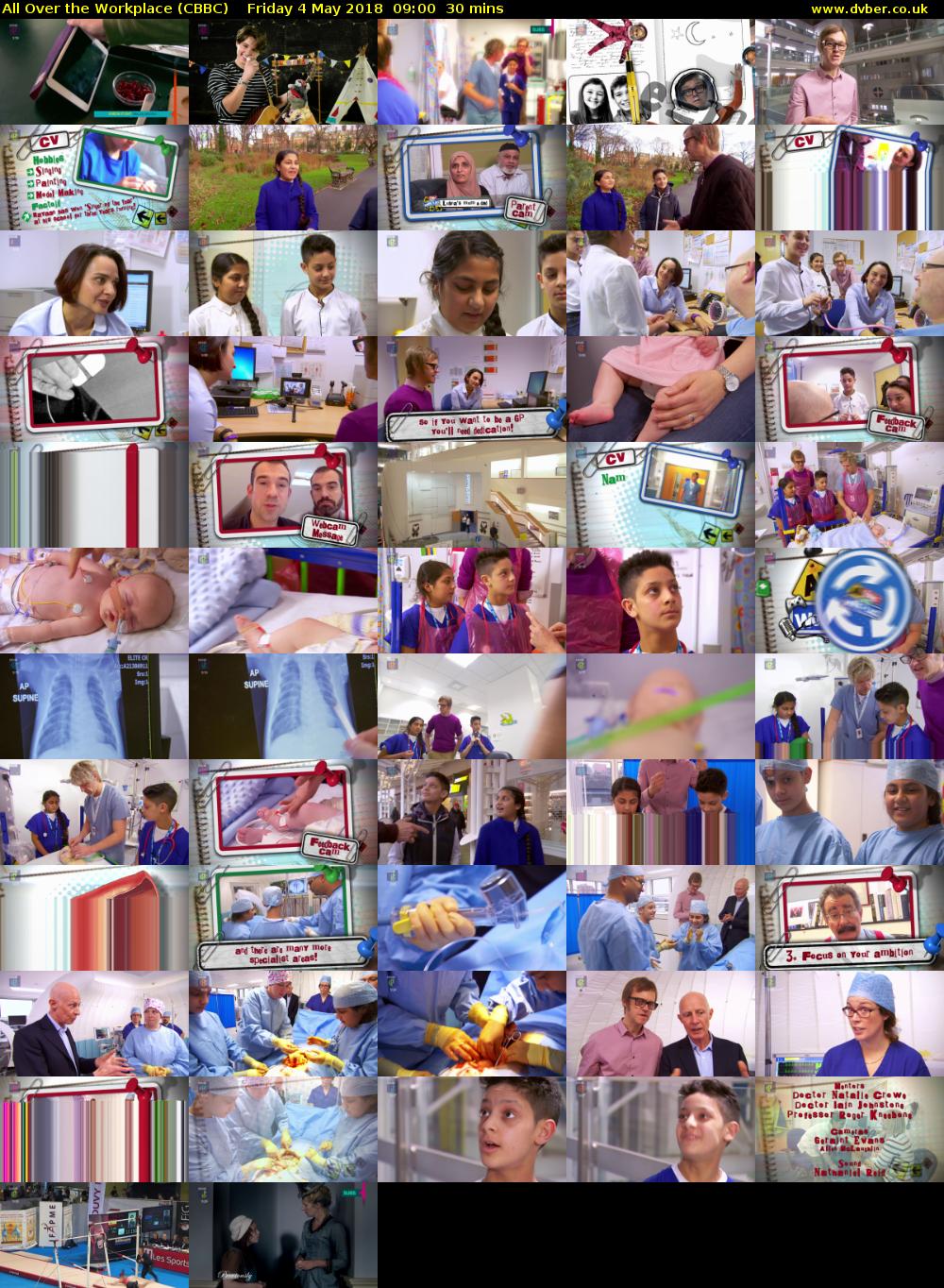 All Over the Workplace (CBBC) Friday 4 May 2018 09:00 - 09:30