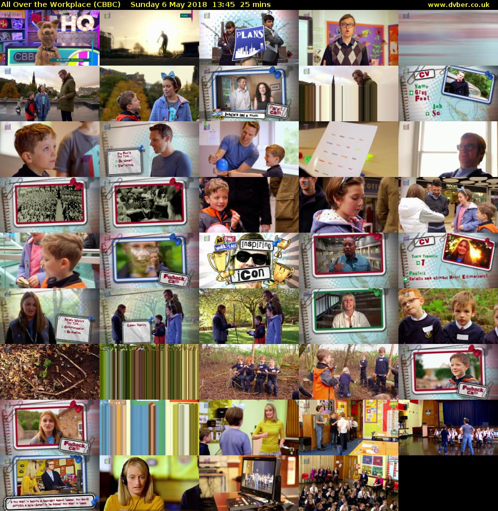 All Over the Workplace (CBBC) Sunday 6 May 2018 13:45 - 14:10