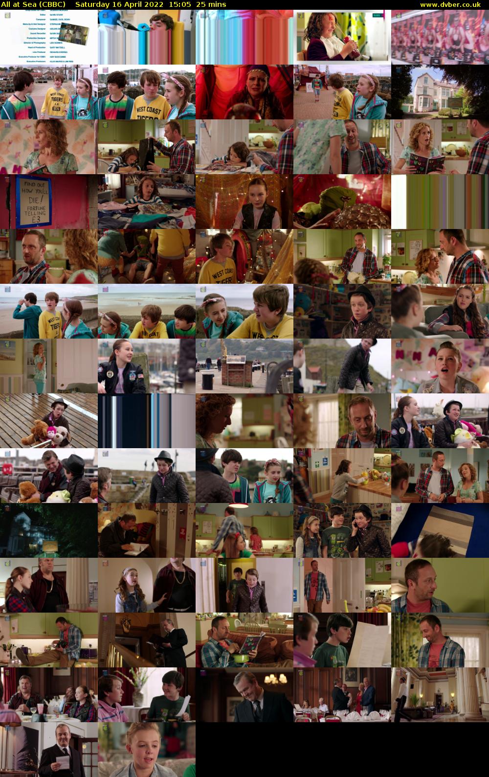 All at Sea (CBBC) Saturday 16 April 2022 15:05 - 15:30