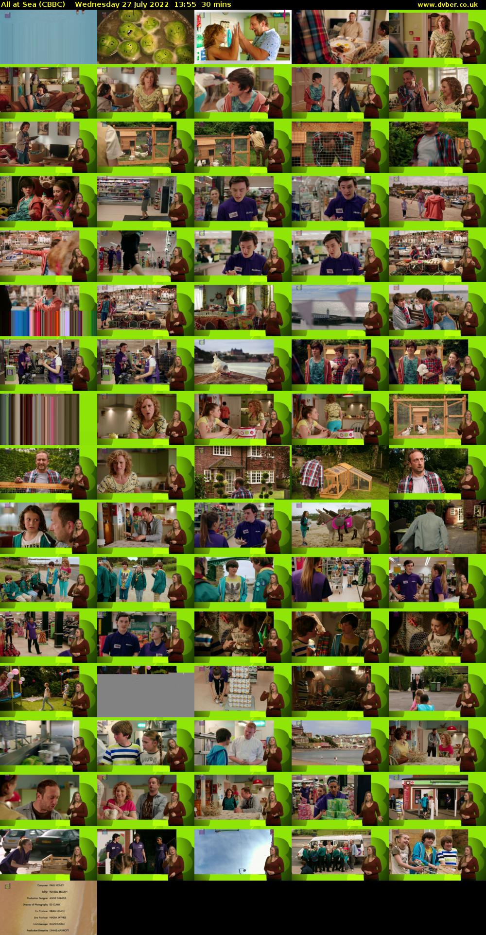 All at Sea (CBBC) Wednesday 27 July 2022 13:55 - 14:25
