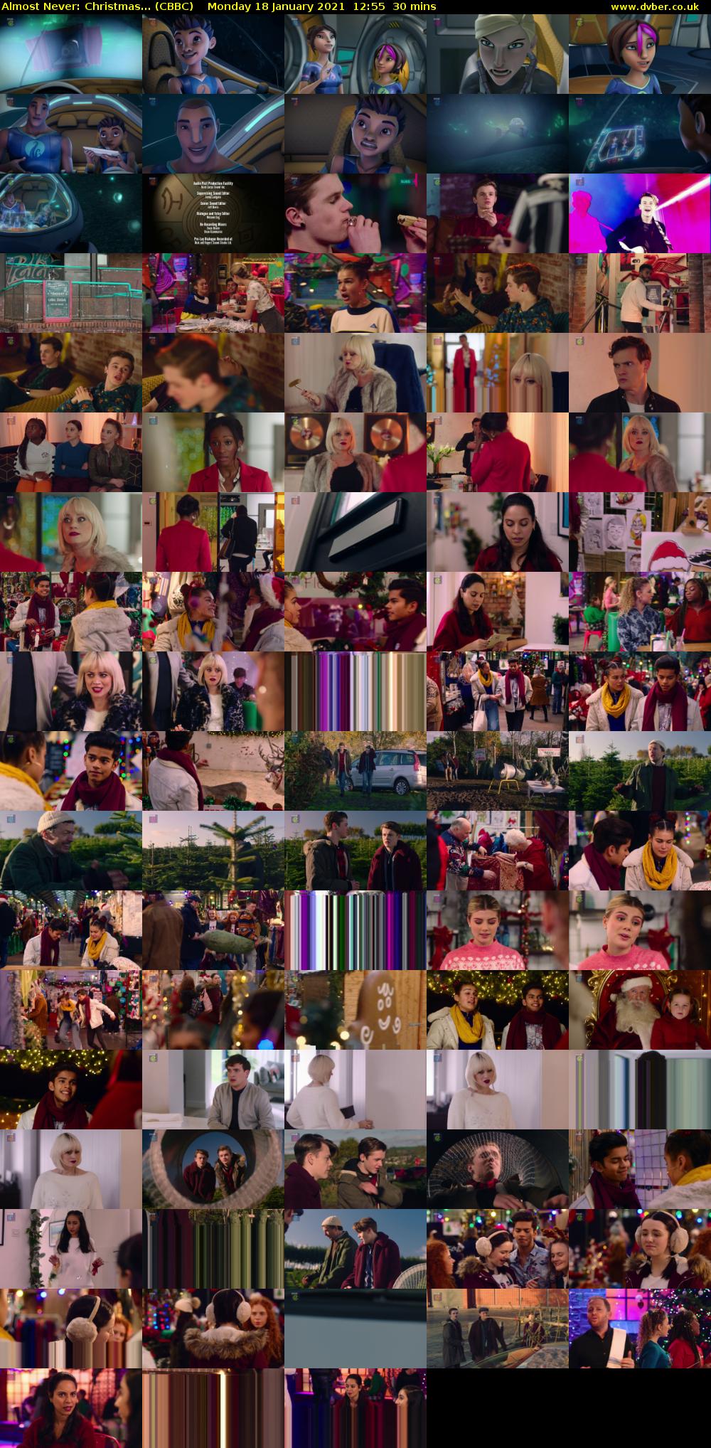 Almost Never: Christmas... (CBBC) Monday 18 January 2021 12:55 - 13:25