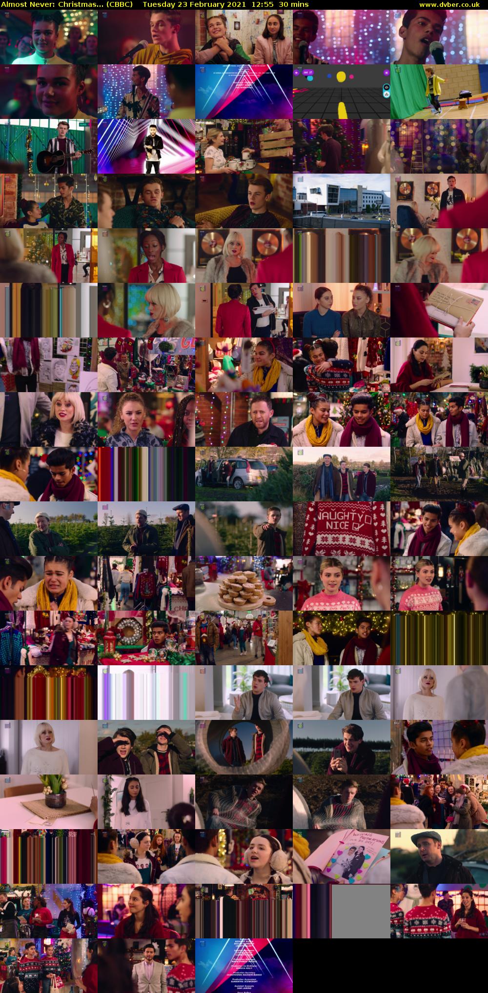 Almost Never: Christmas... (CBBC) Tuesday 23 February 2021 12:55 - 13:25