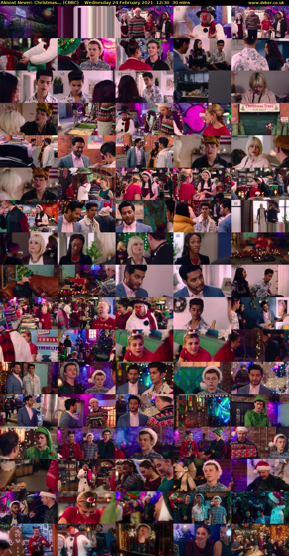 Almost Never: Christmas... (CBBC) Wednesday 24 February 2021 12:30 - 13:00