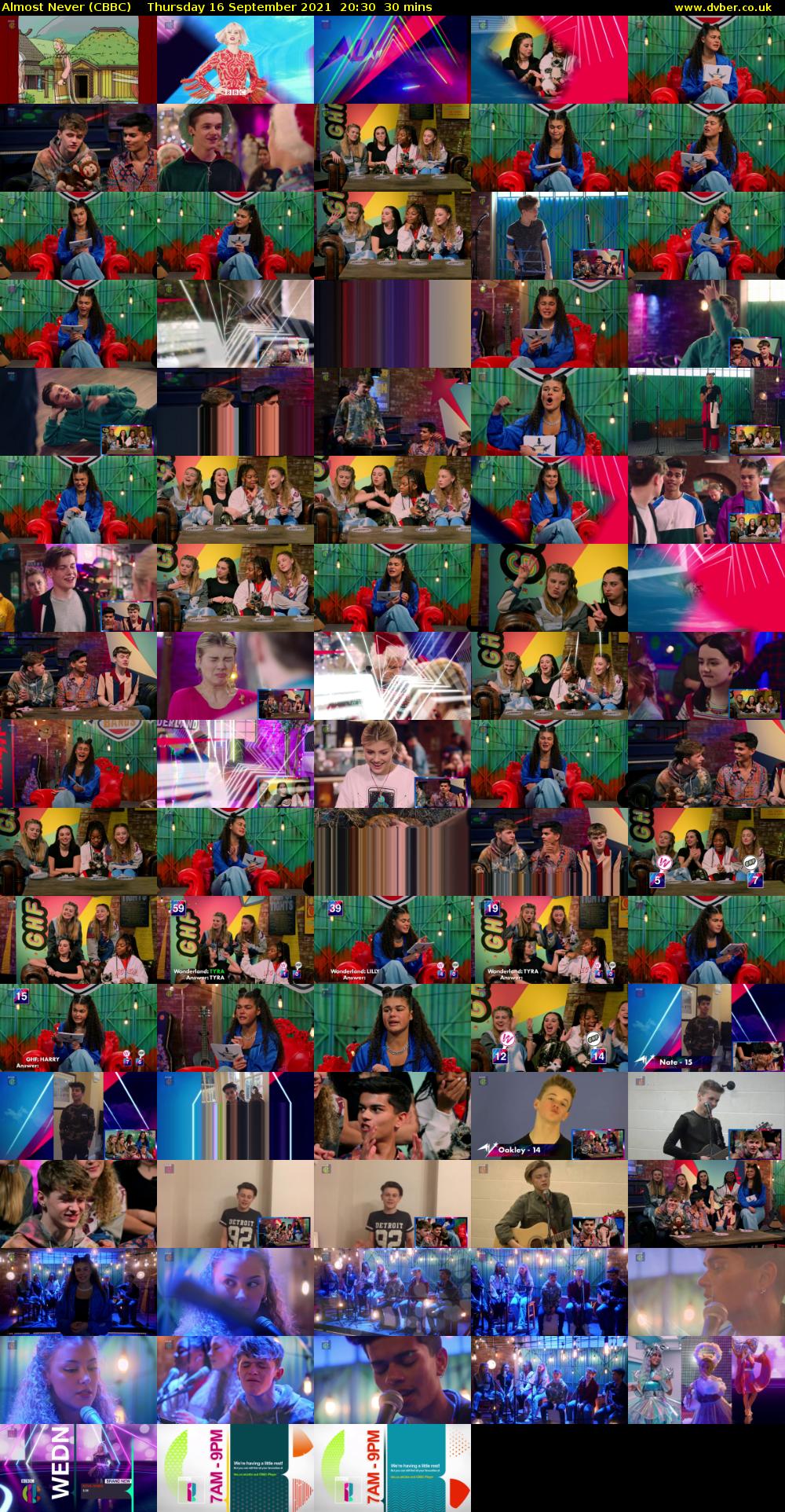 Almost Never (CBBC) Thursday 16 September 2021 20:30 - 21:00