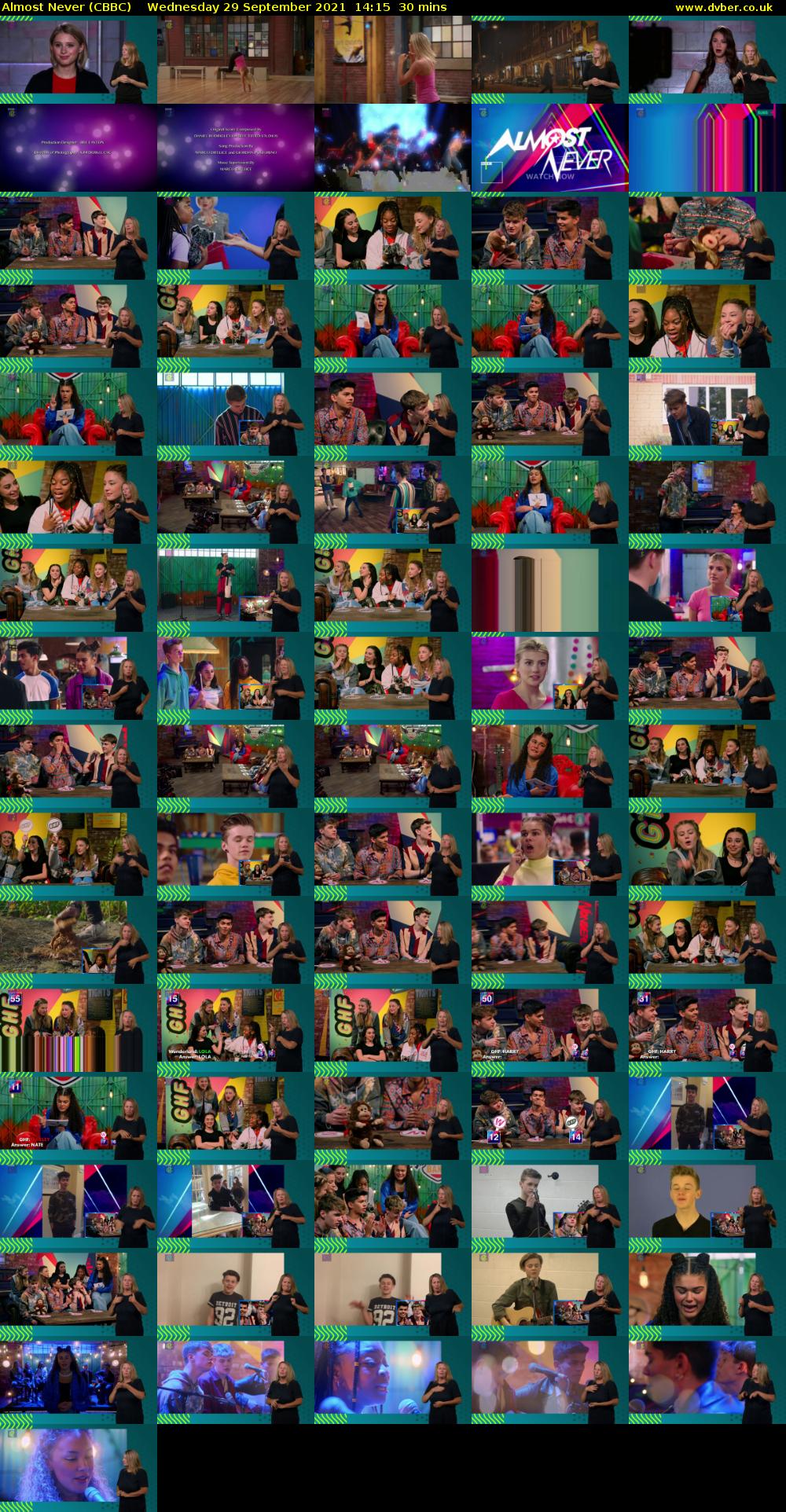 Almost Never (CBBC) Wednesday 29 September 2021 14:15 - 14:45