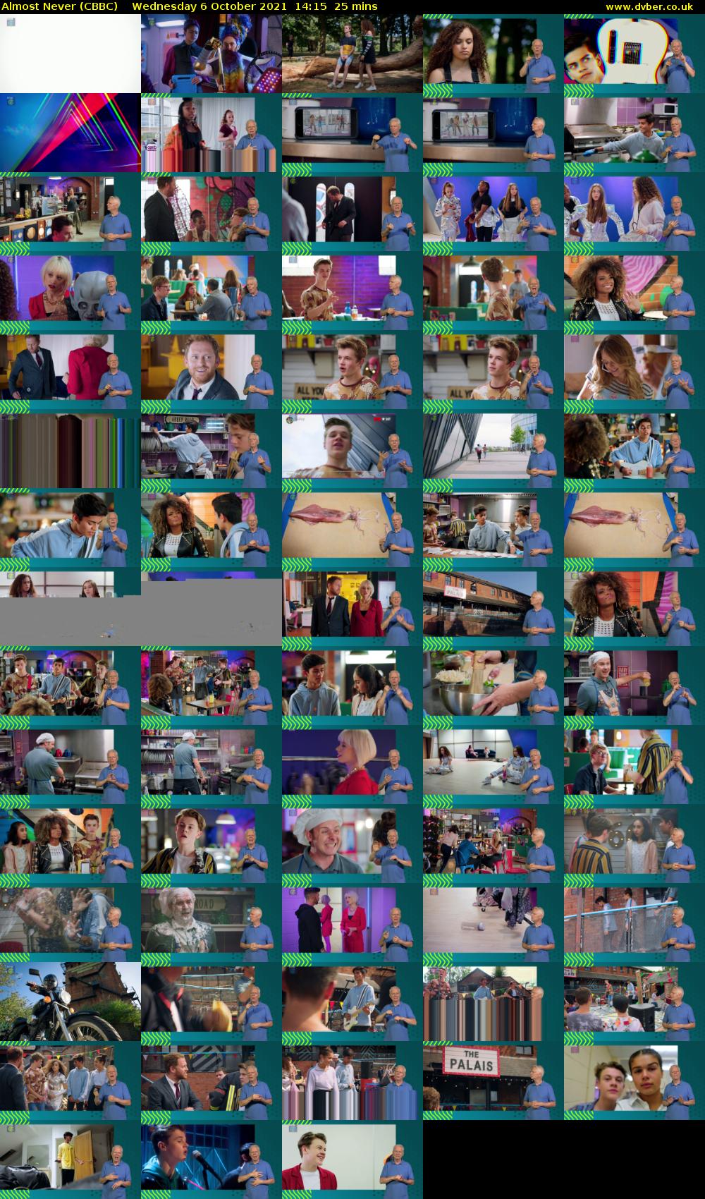 Almost Never (CBBC) Wednesday 6 October 2021 14:15 - 14:40