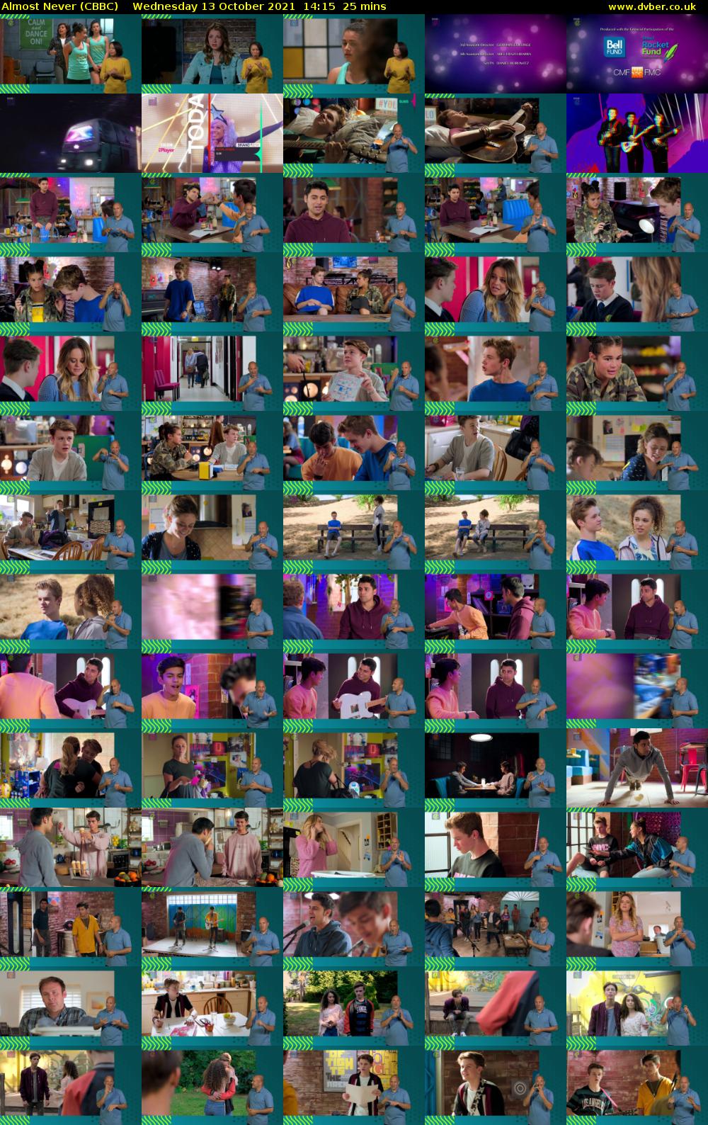 Almost Never (CBBC) Wednesday 13 October 2021 14:15 - 14:40