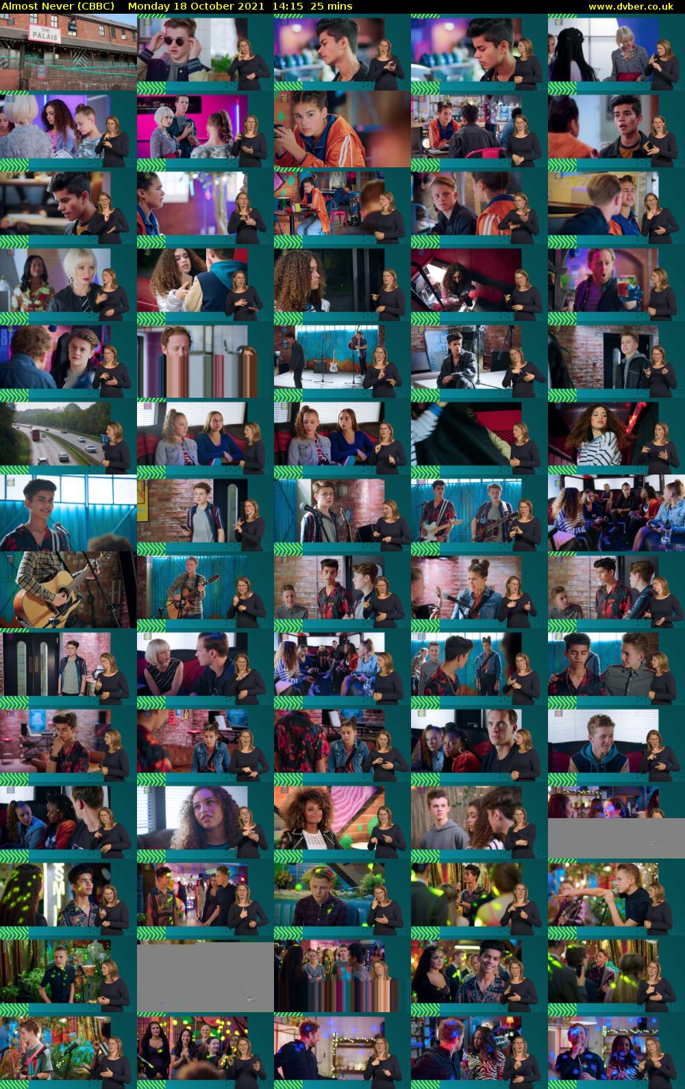 Almost Never (CBBC) Monday 18 October 2021 14:15 - 14:40