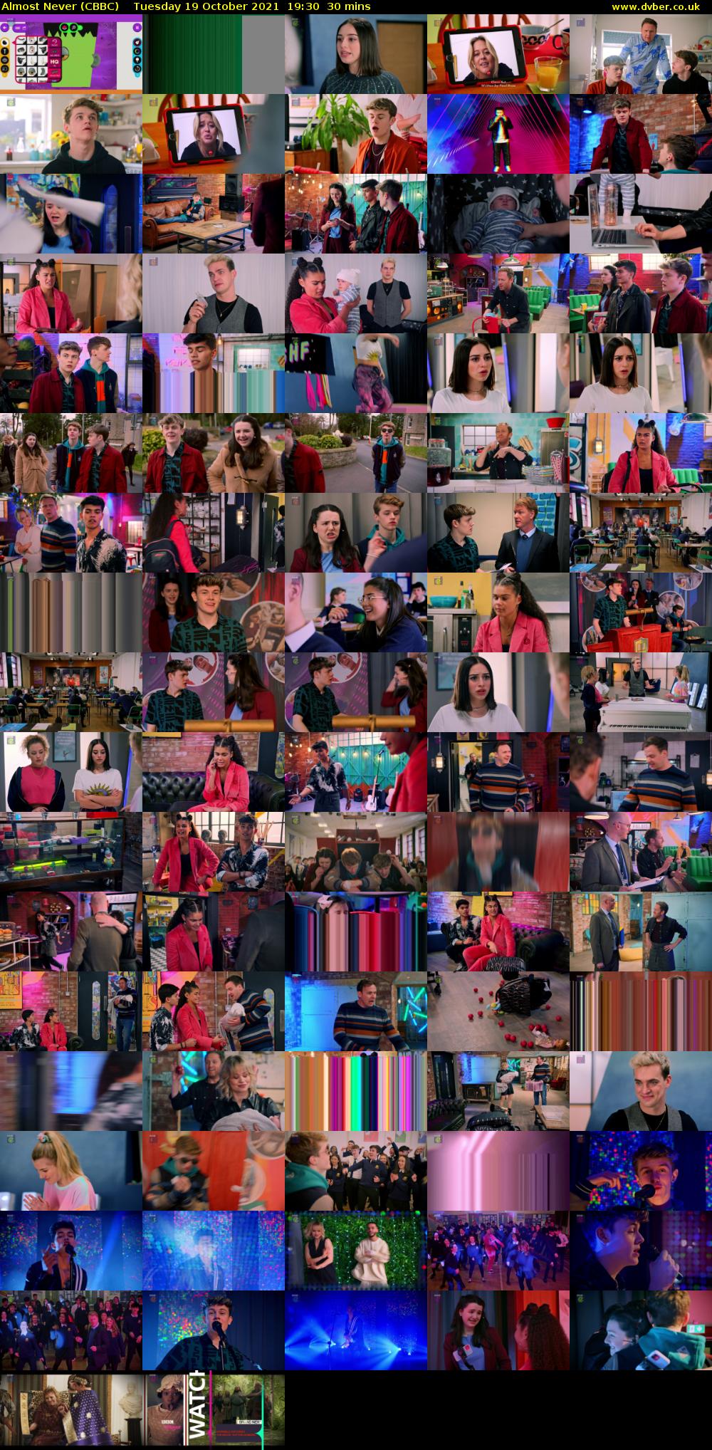 Almost Never (CBBC) Tuesday 19 October 2021 19:30 - 20:00