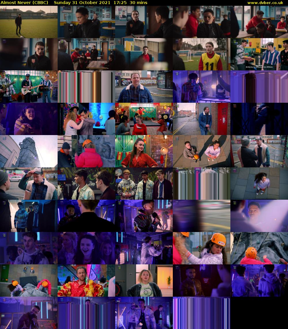 Almost Never (CBBC) Sunday 31 October 2021 17:25 - 17:55