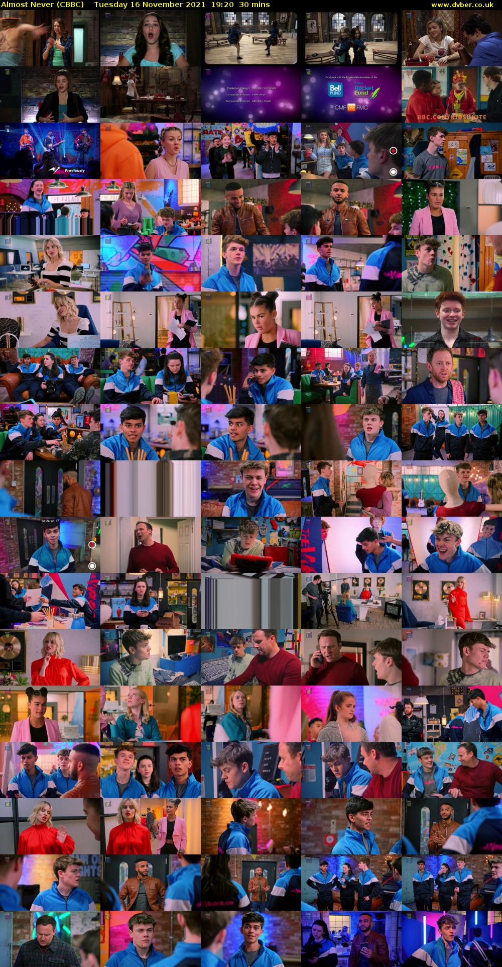 Almost Never (CBBC) Tuesday 16 November 2021 19:20 - 19:50
