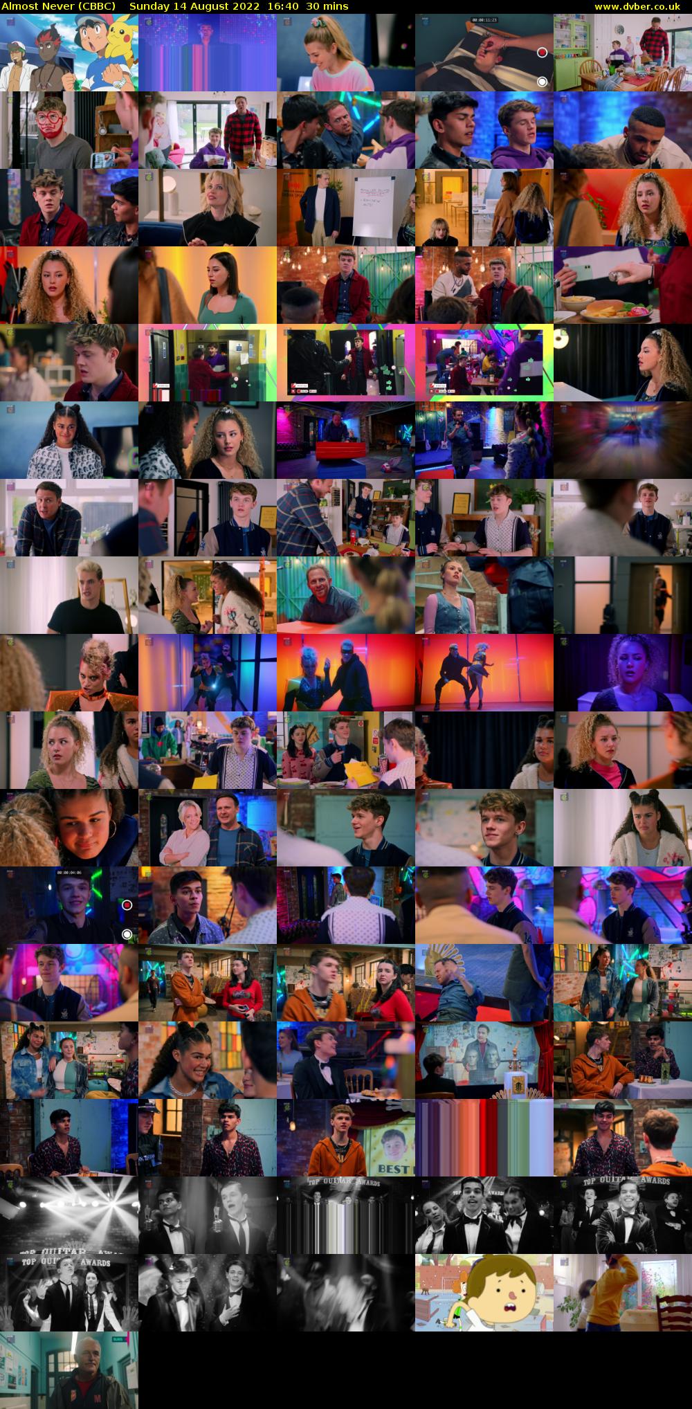 Almost Never (CBBC) Sunday 14 August 2022 16:40 - 17:10