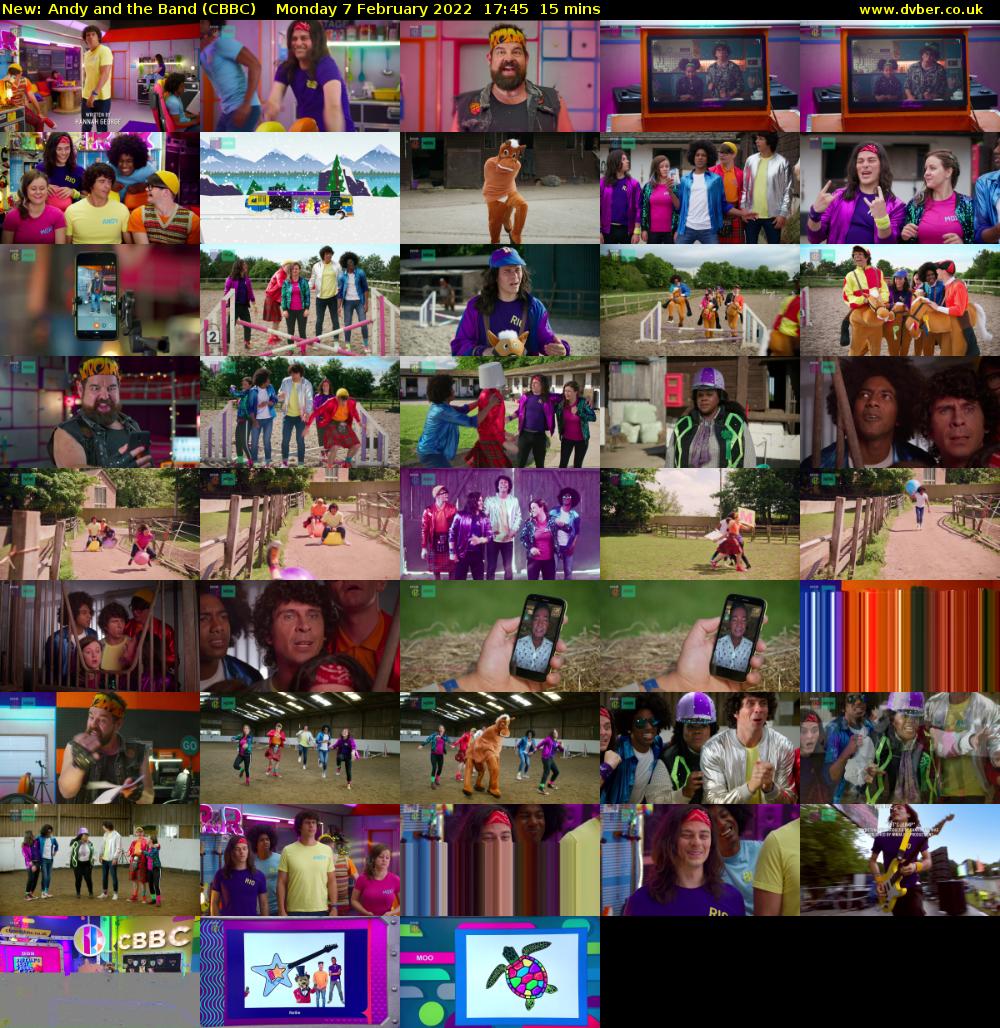 Andy and the Band (CBBC) Monday 7 February 2022 17:45 - 18:00
