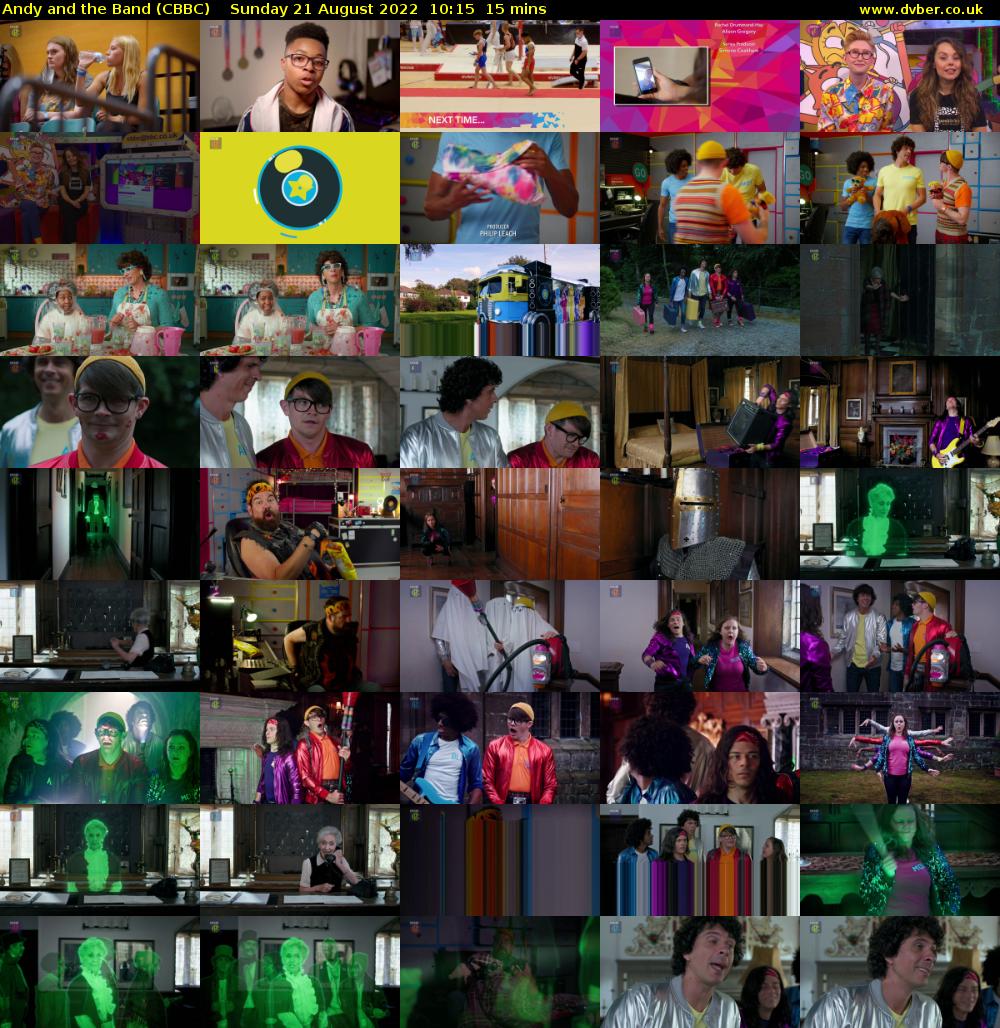 Andy and the Band (CBBC) Sunday 21 August 2022 10:15 - 10:30