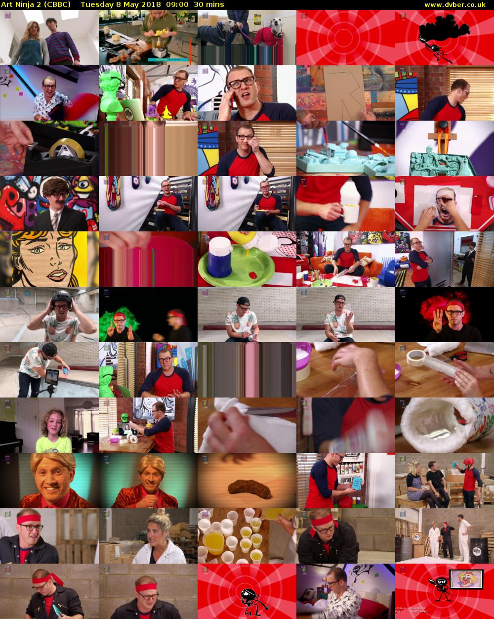 Art Ninja 2 (CBBC) Tuesday 8 May 2018 09:00 - 09:30