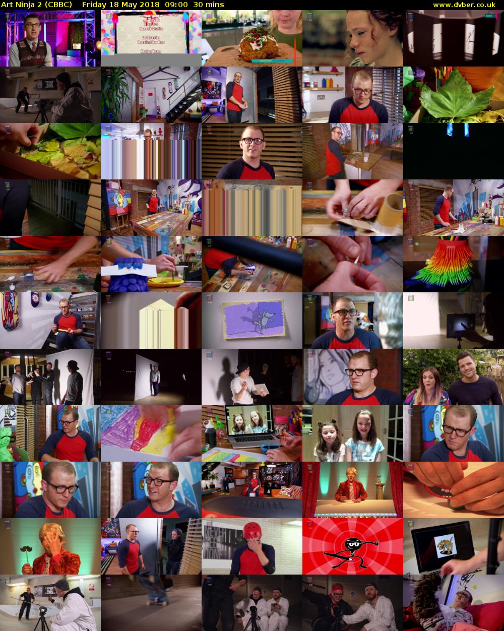 Art Ninja 2 (CBBC) Friday 18 May 2018 09:00 - 09:30