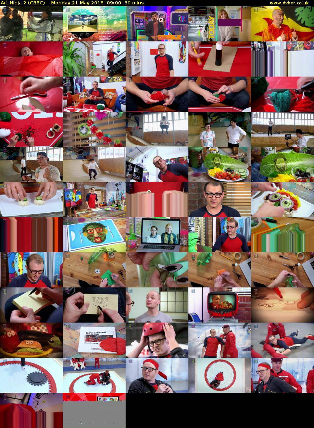 Art Ninja 2 (CBBC) Monday 21 May 2018 09:00 - 09:30